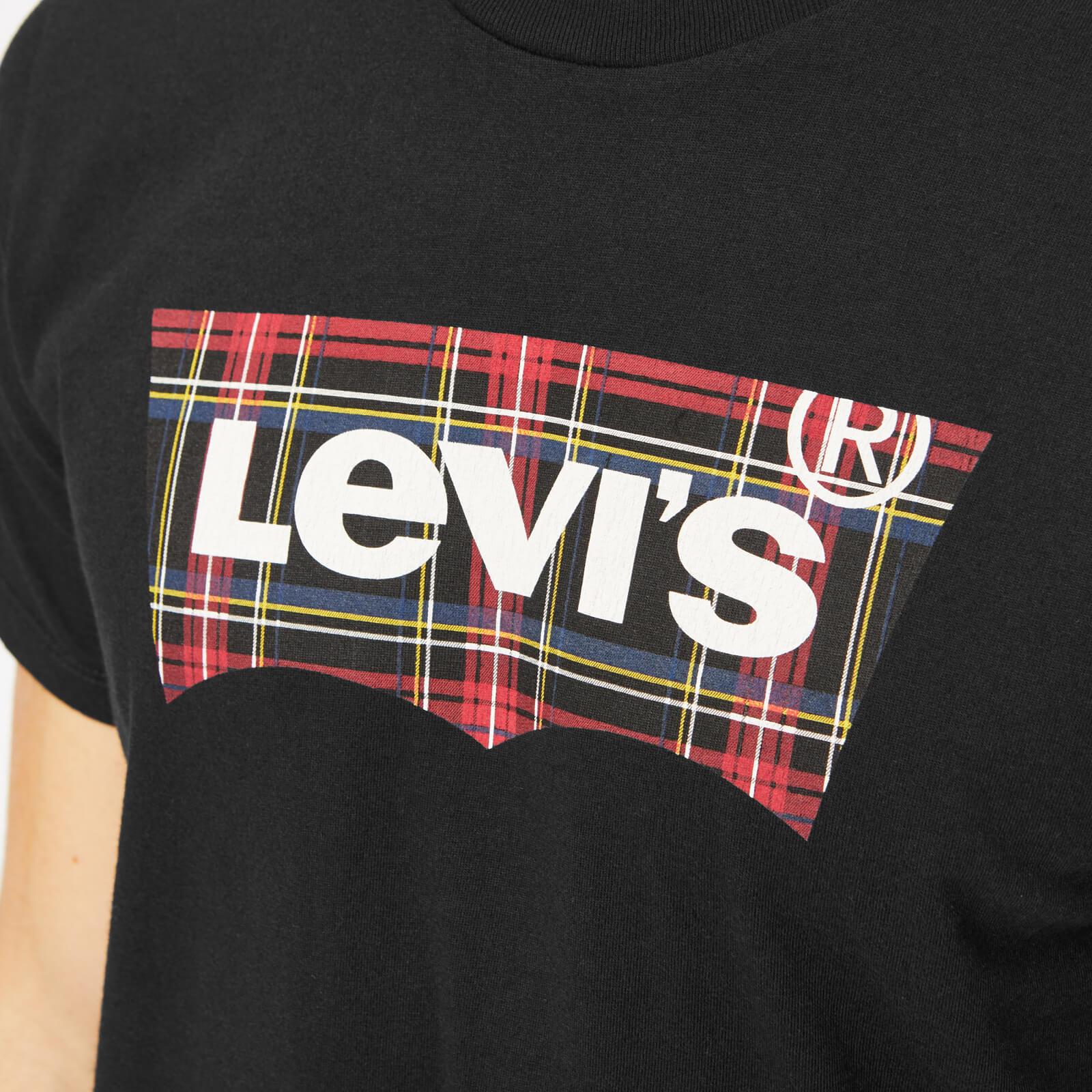 levis tartan t shirt