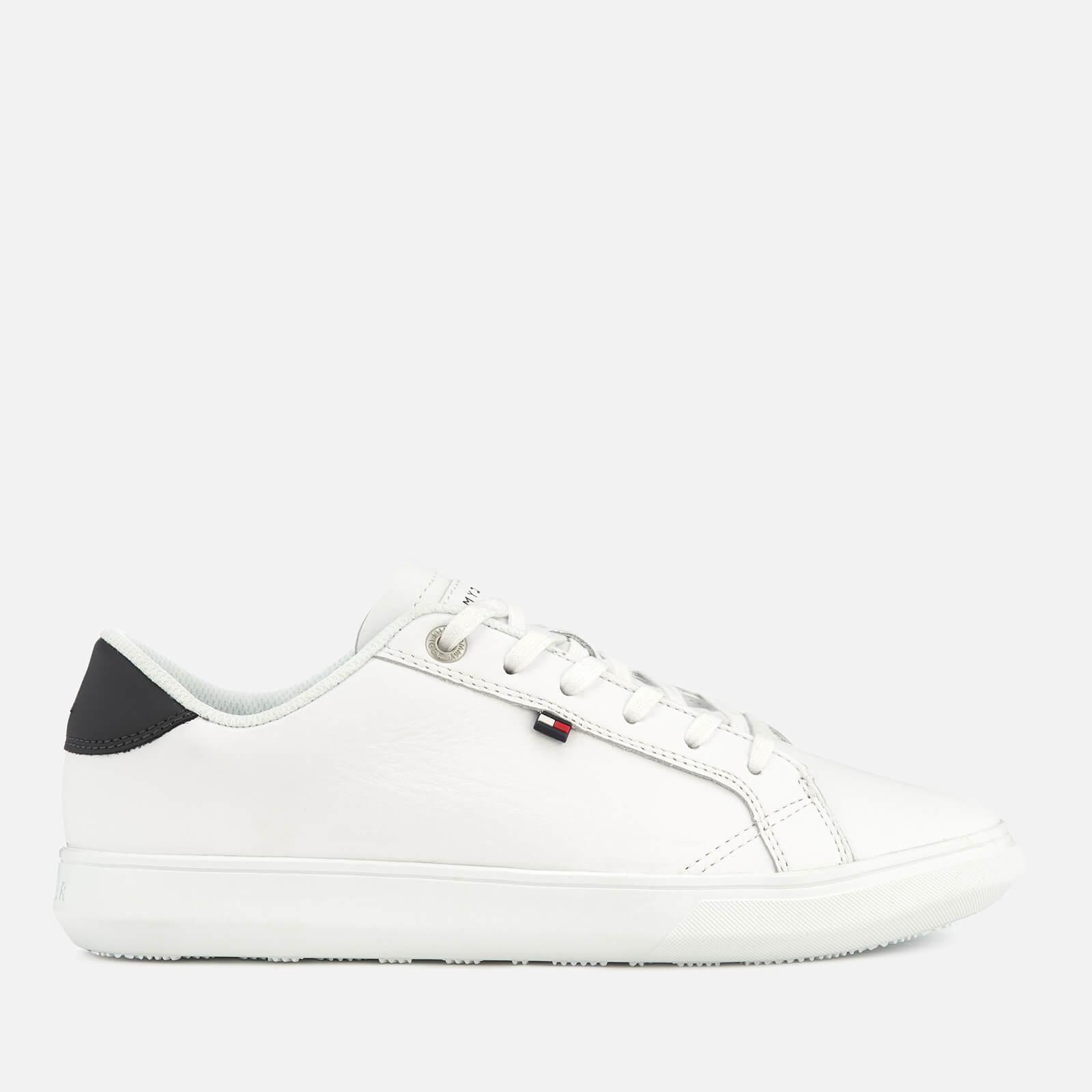 Tommy Hilfiger Essential Leather Cupsole Trainers in White for Men - Lyst