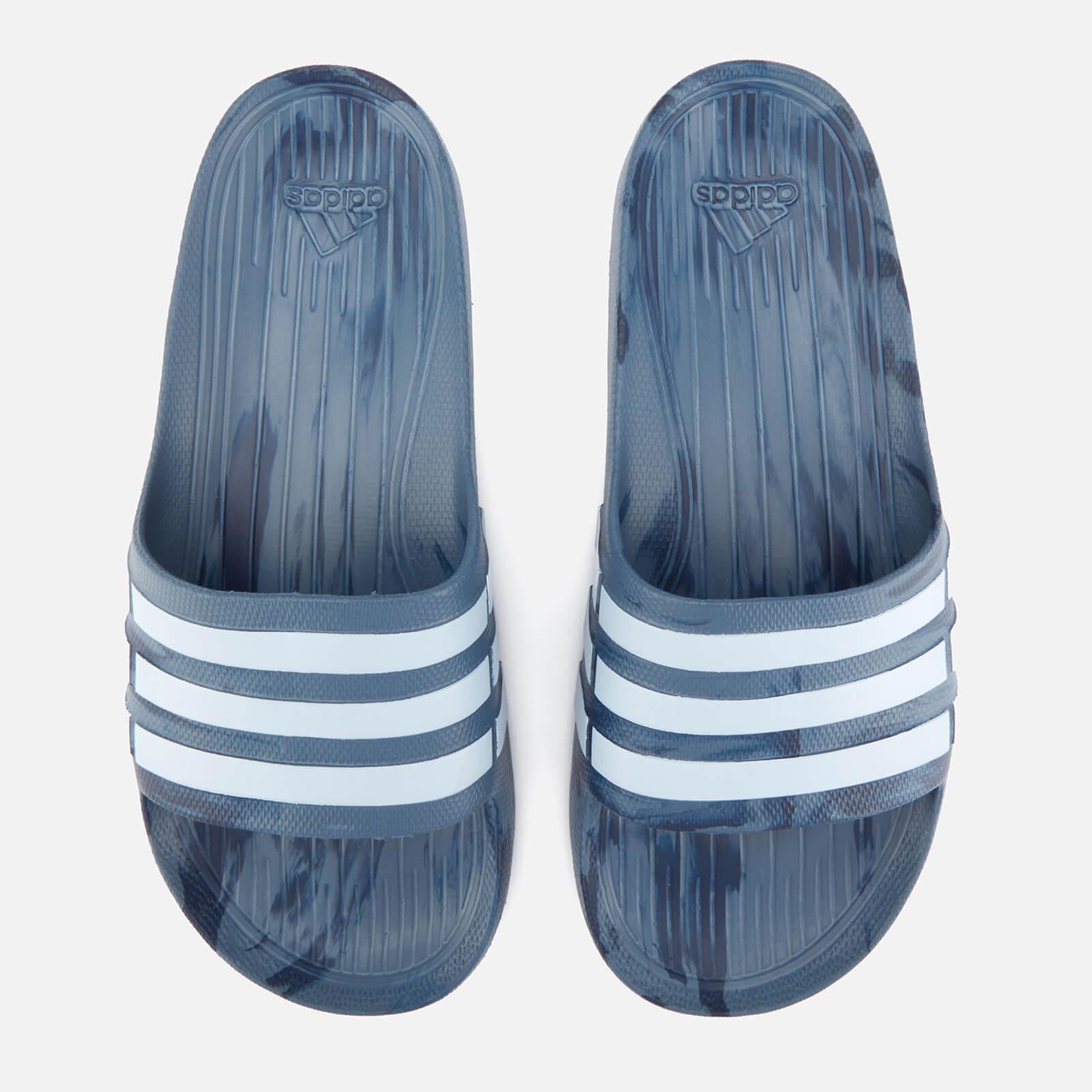 adidas Duramo Slide Sandals Blue Men | Lyst