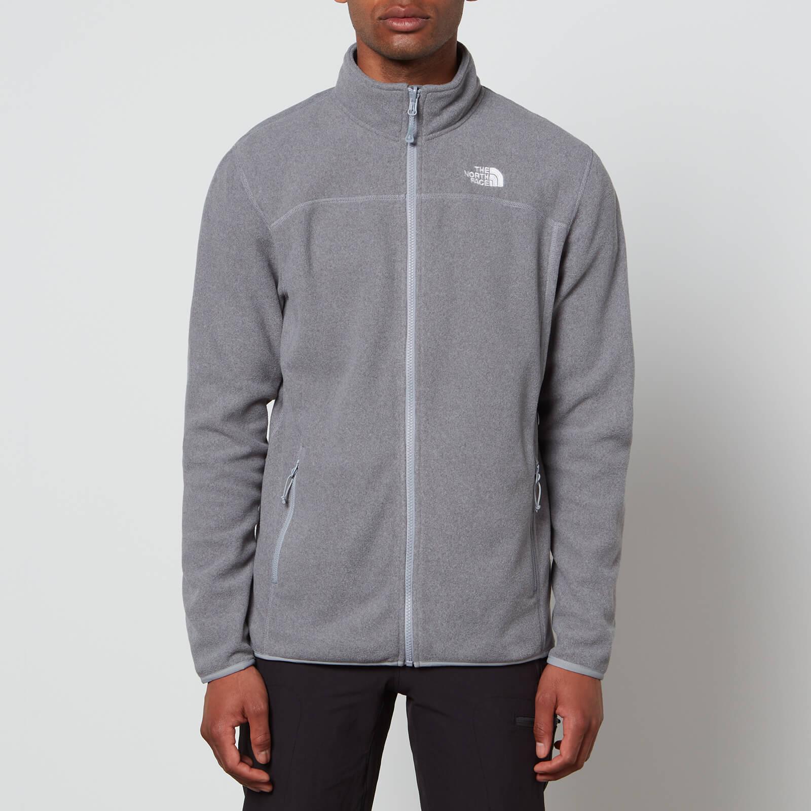 The North Face 100 Full Zip Fleece in Gray for Men | Lyst