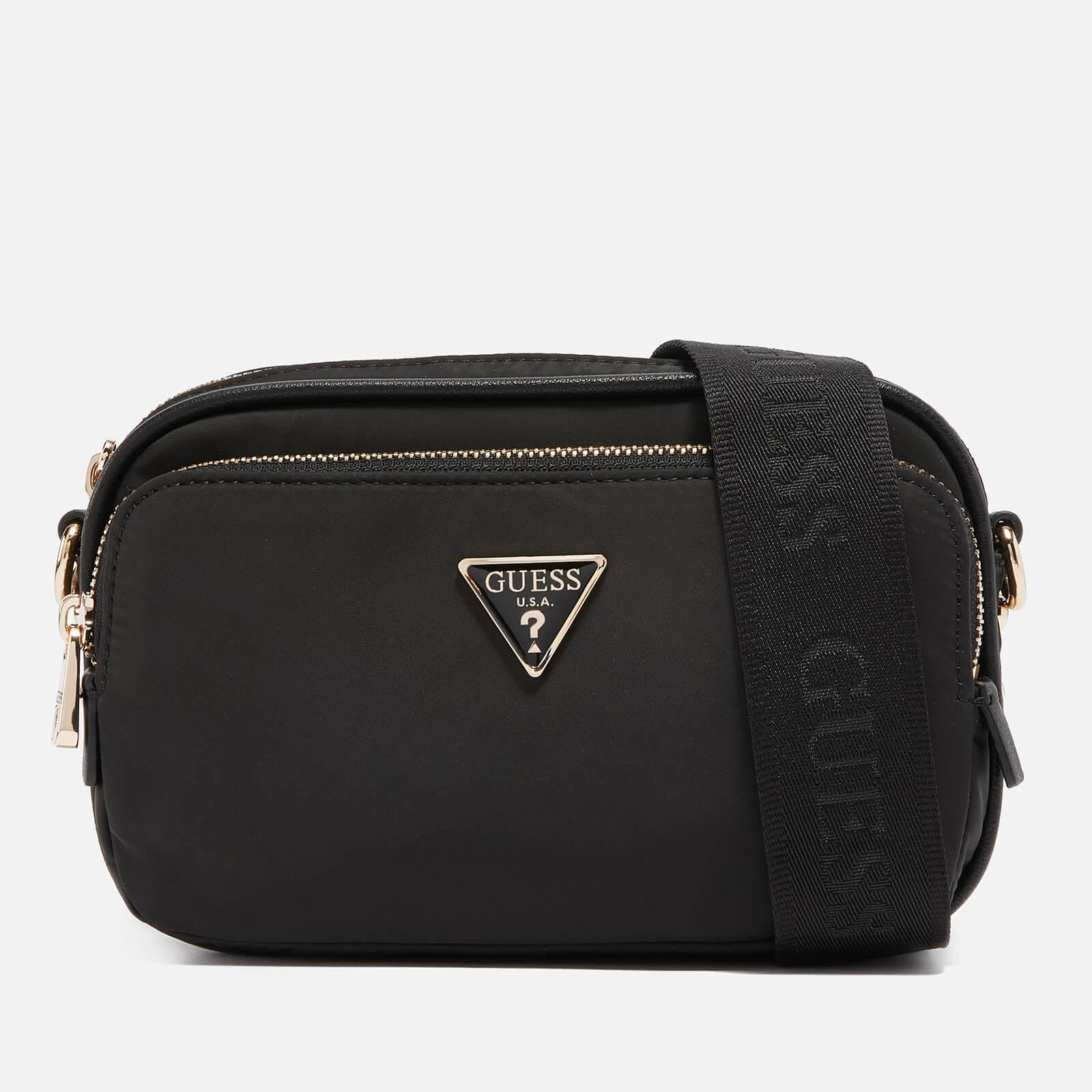 Guess Eco Gemma Twill Camera Bag in Black | Lyst