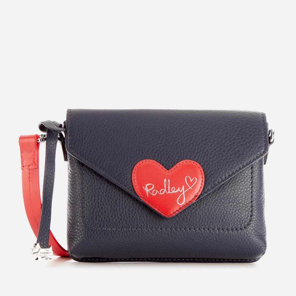 Radley Leather I Love You Mini Flapover Cross Body Bag Save 26 Lyst