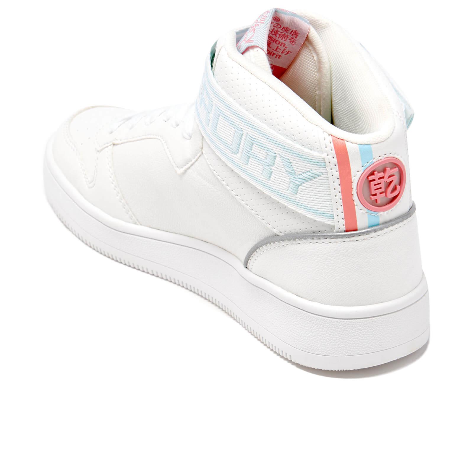 Superdry Basket High Top Trainers in White - Lyst