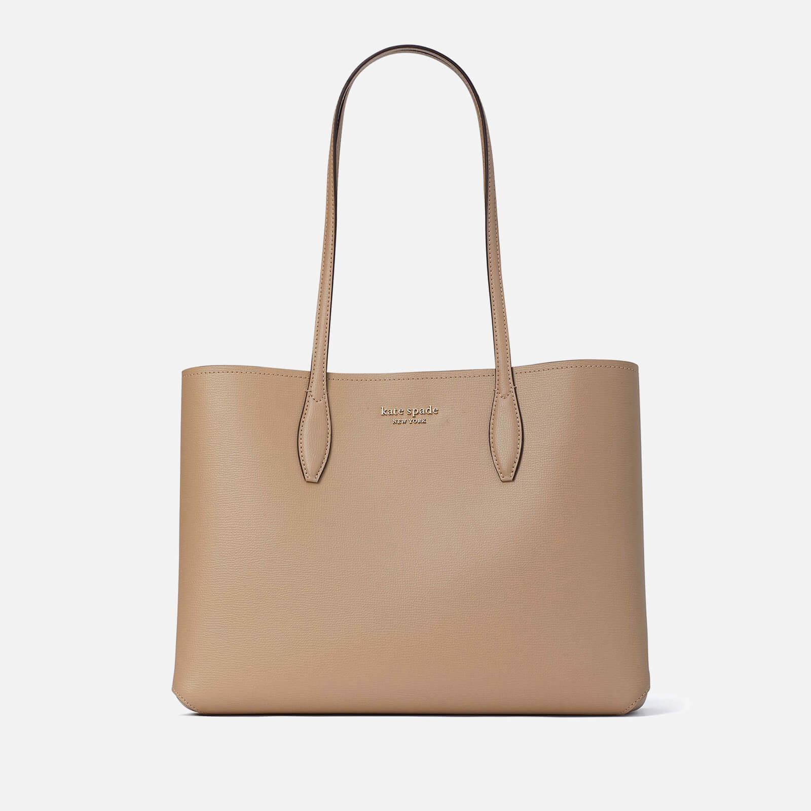 Kate Spade All Day Cross-grain Leather Large Tote Bag in Natural | Lyst  Canada