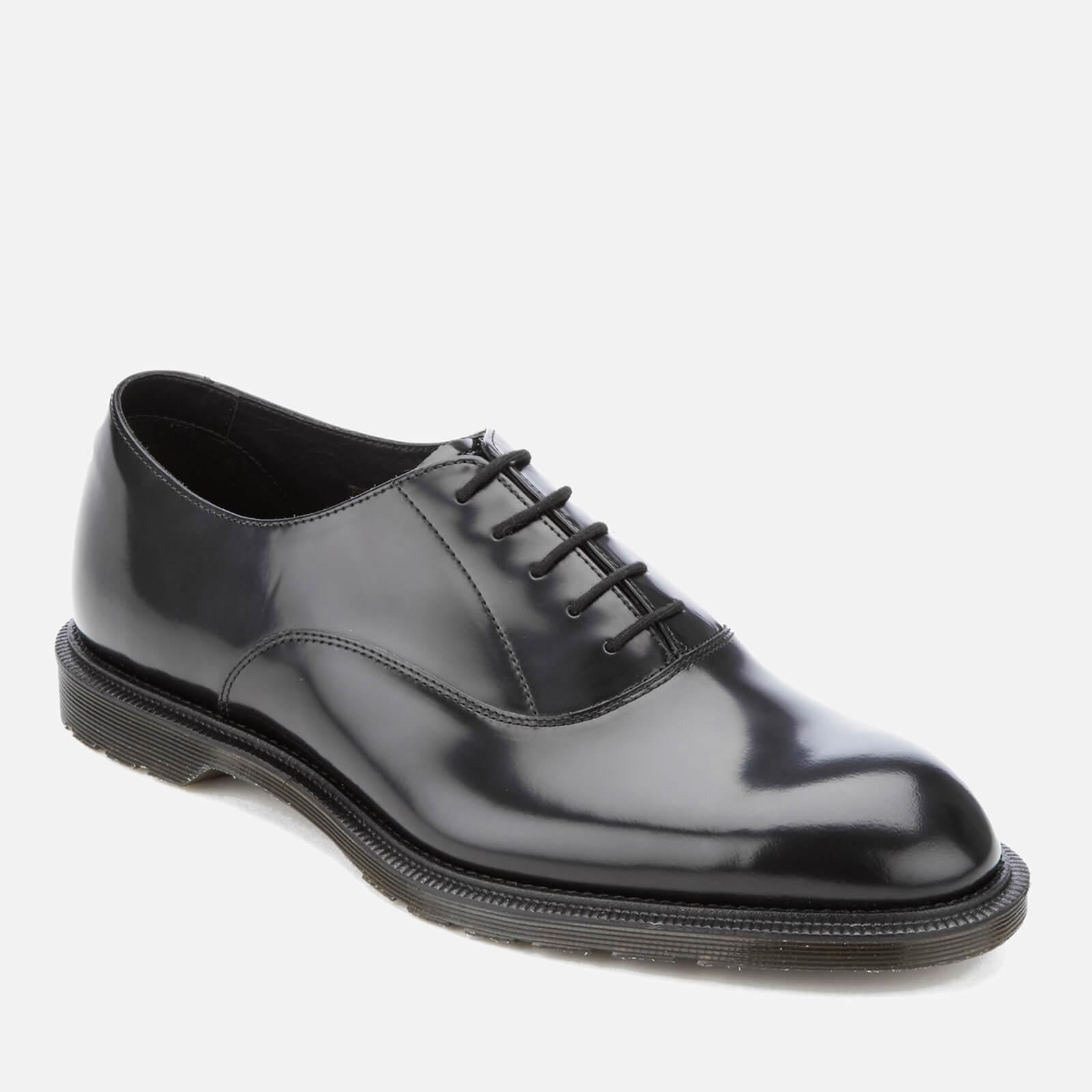 Dr. Martens Leather Henley Fawkes Polished Smooth Oxford Shoes in Black for  Men | Lyst