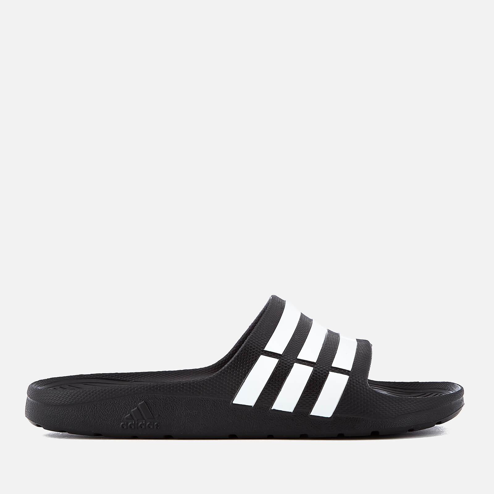 adidas duramo slide black flip flops