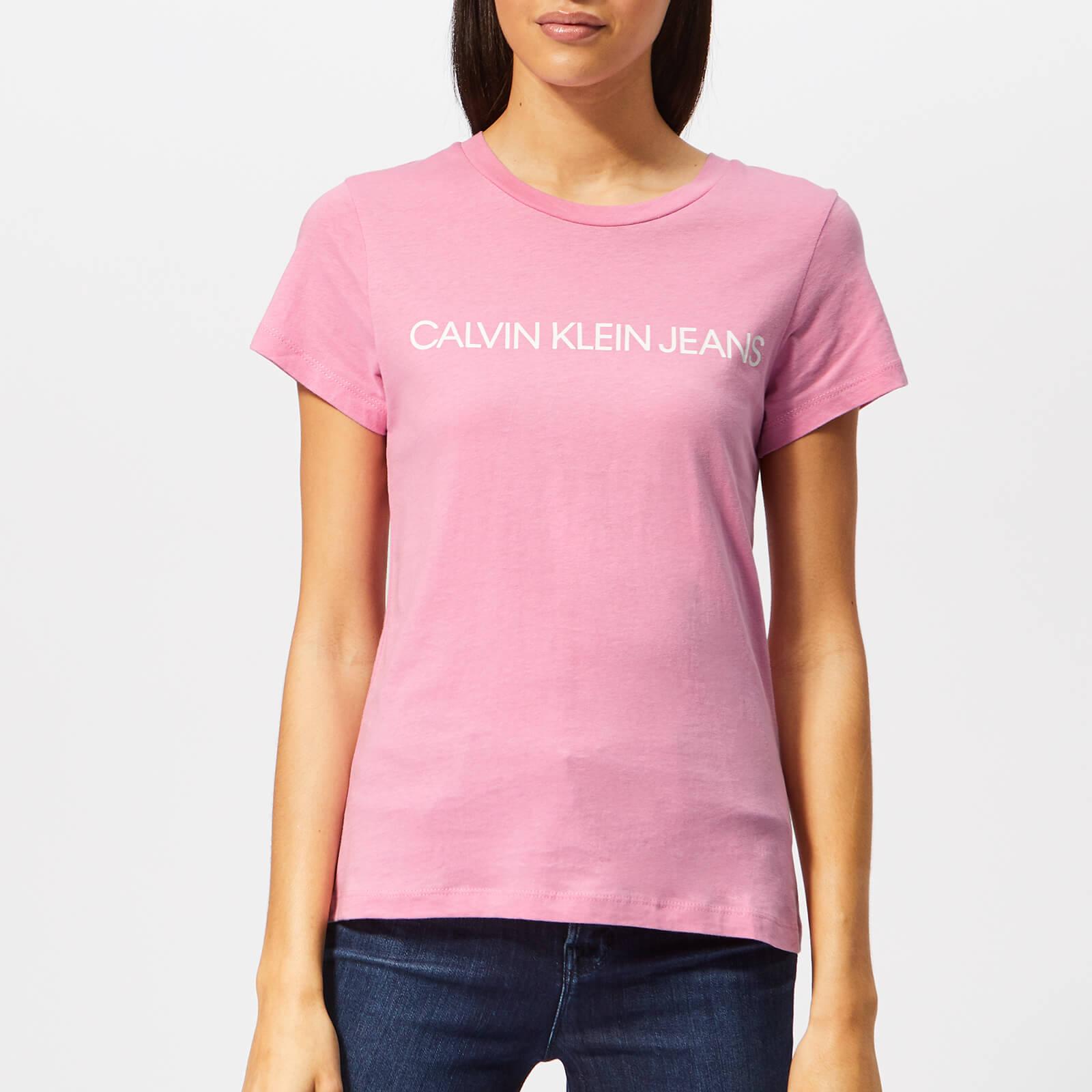 Calvin Klein Jeans Institutional Logo Slim Fit T Shirt France, SAVE 58% -  aveclumiere.com