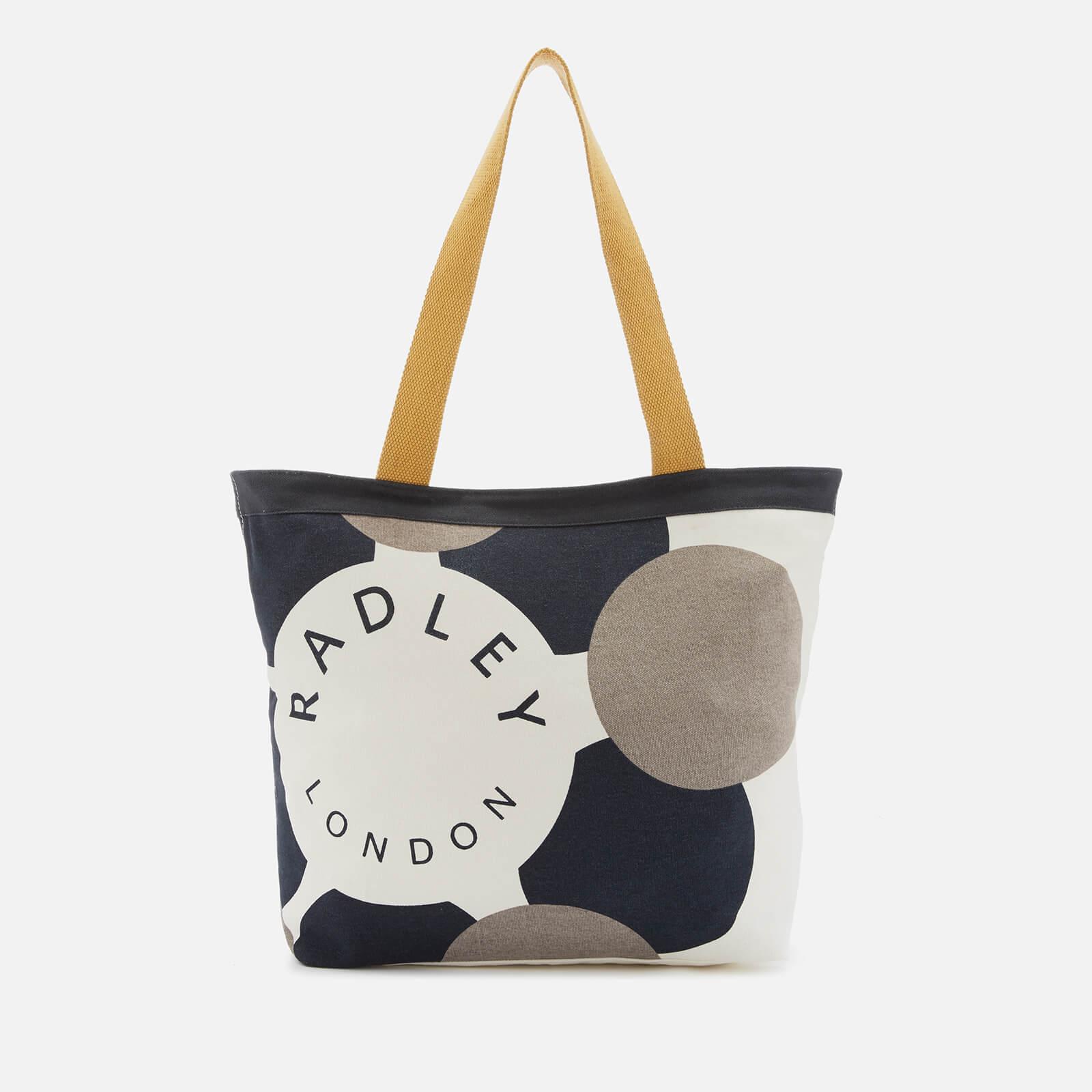 radley large canvas tote bag