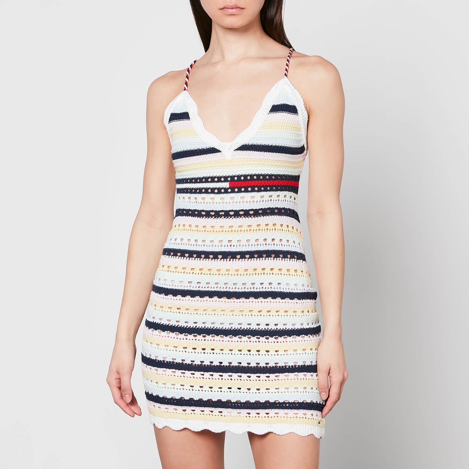 Tommy Hilfiger Ultra Cottoncrochet Mini Dress in Blue Lyst