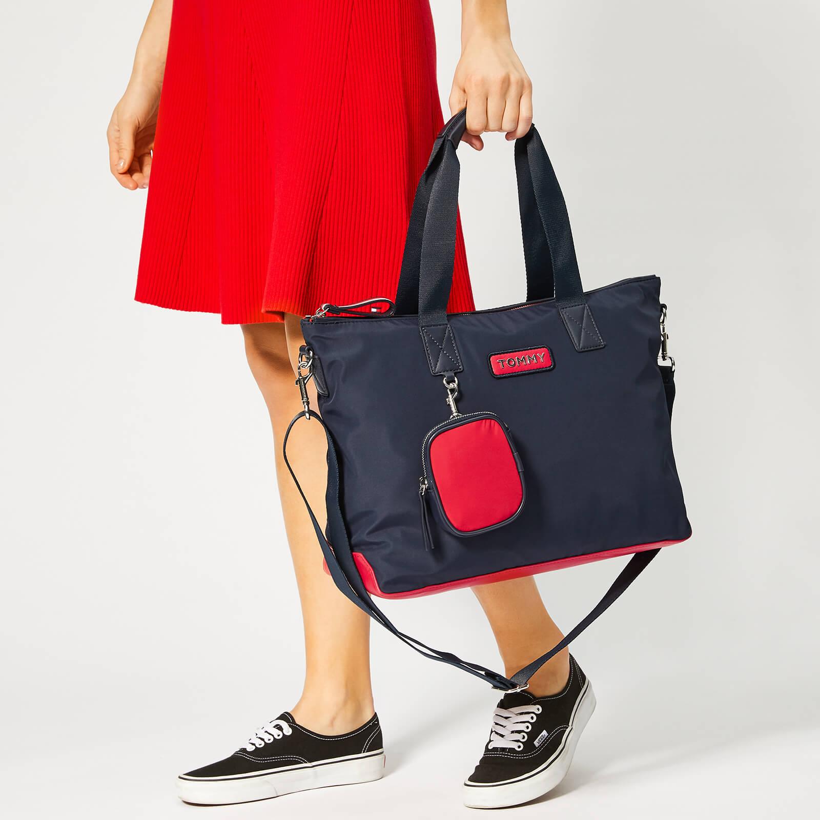 tommy hilfiger nylon blend tote