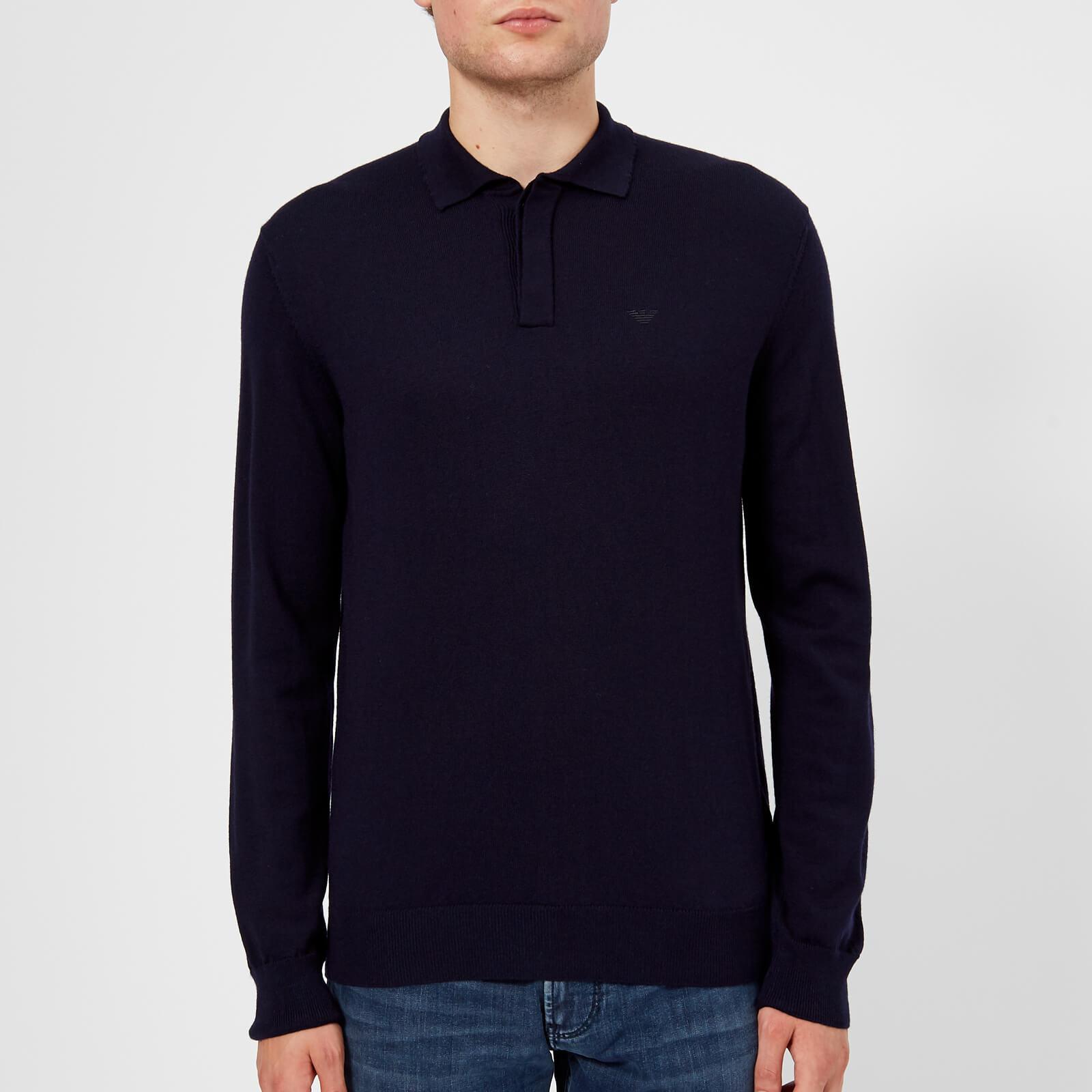 armani long sleeve polo
