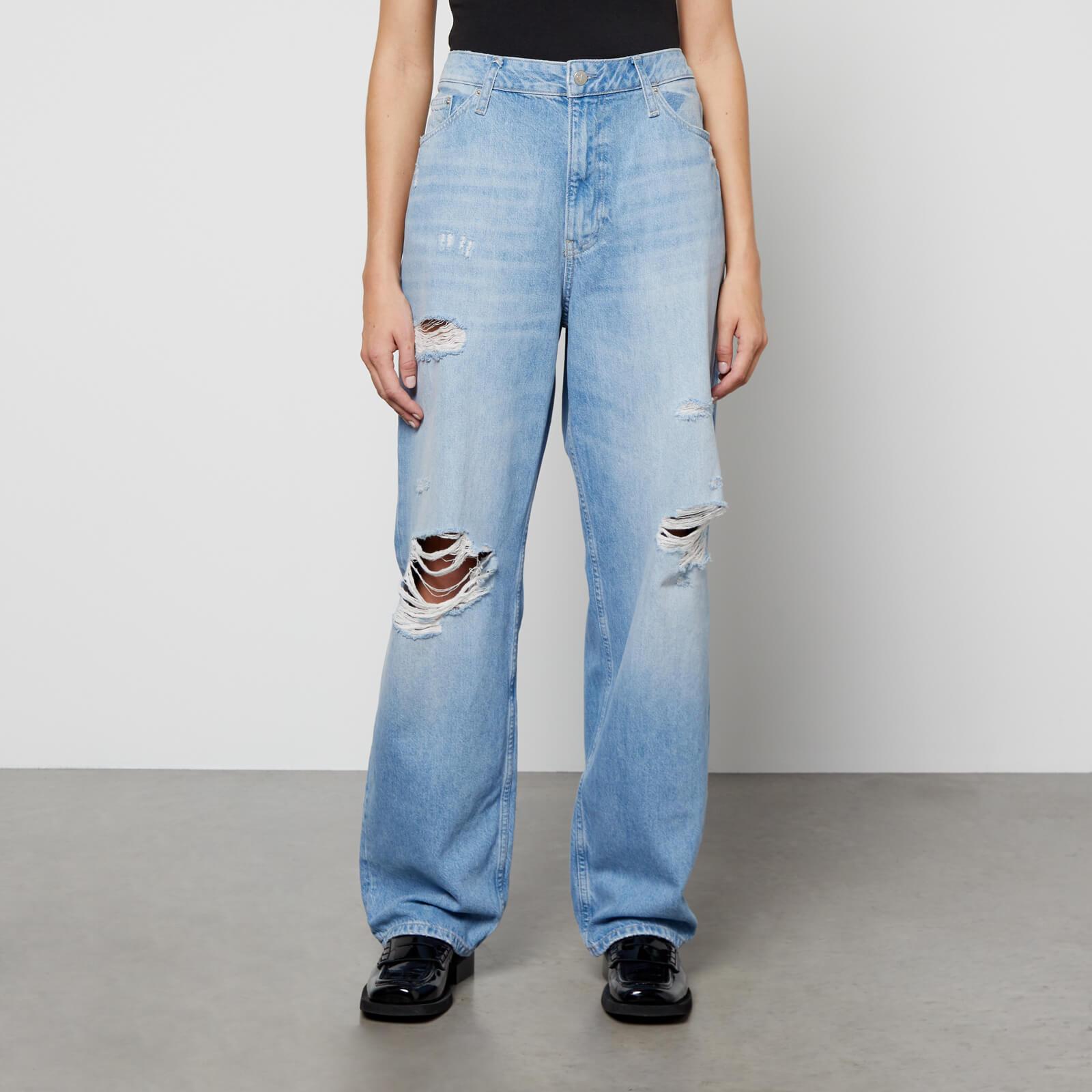 Calvin Klein 90s Straight-leg Denim Jeans in Blue | Lyst