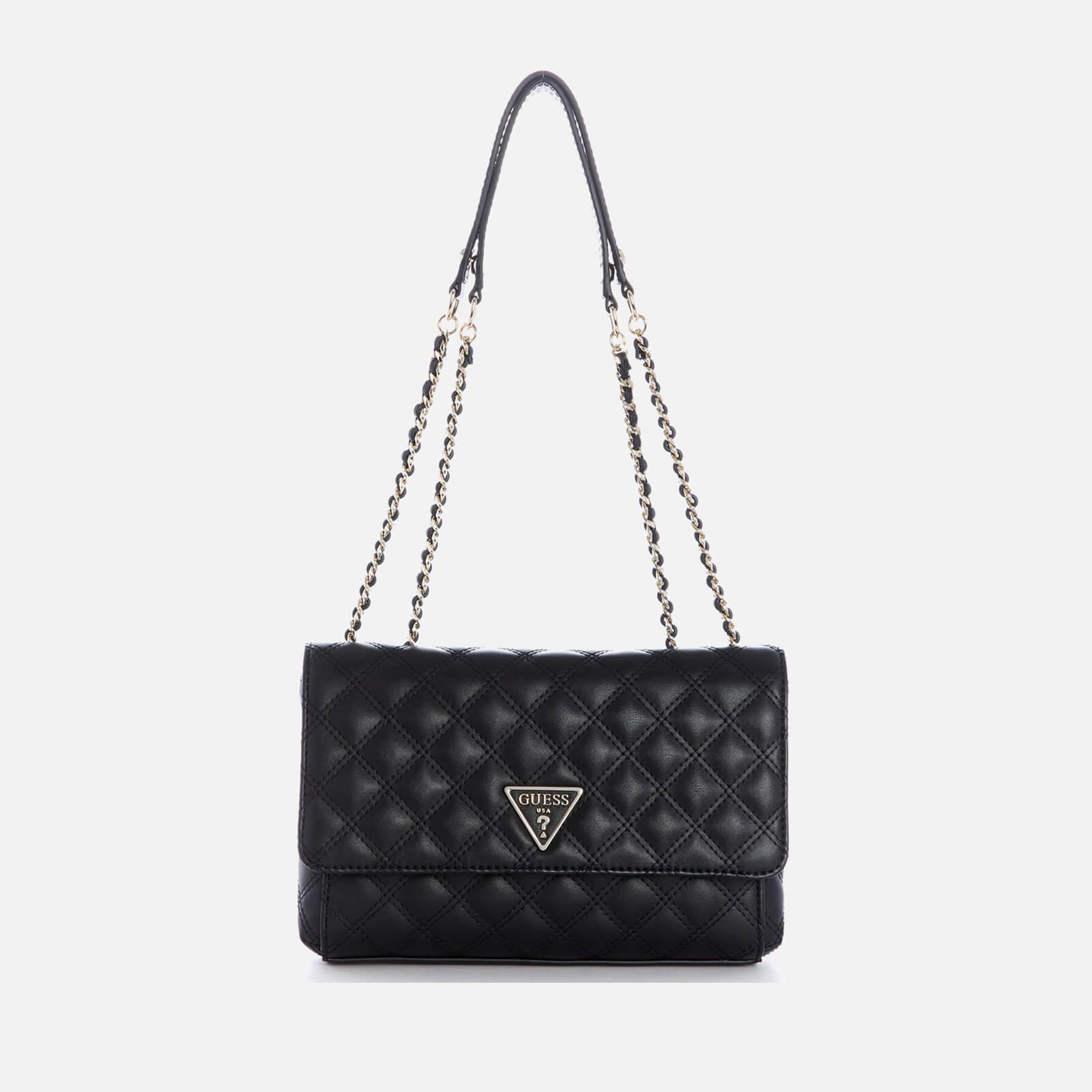 Guess Cessily Convertible Cross Body Bag in Black | Lyst