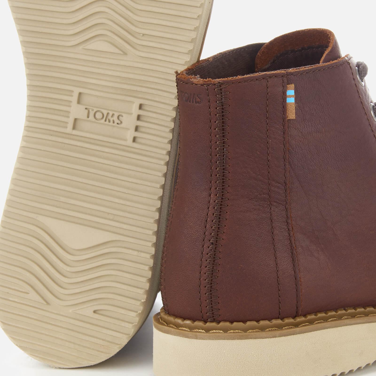 toms water resistant leather porter boots
