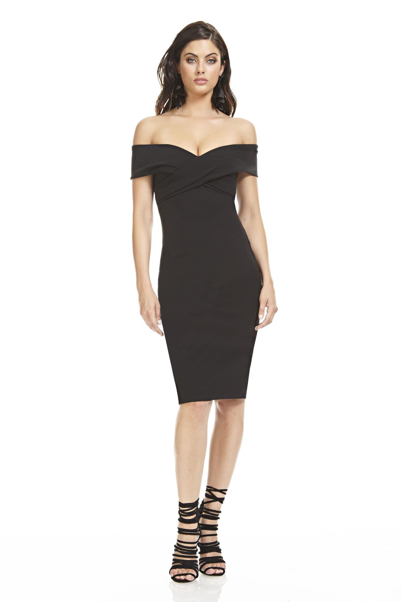 Always Be The #FirstToKnow Dare to bare your shoulders in our sexy off the shoulder dresses. We have so many styles to choose from including off the shoulder floral dresses which are perfect for spring and summer and our knitted off the shoulder dresses that hug your shape perfectly. will fit like no other dress will. We love to spice things up with some lace and.