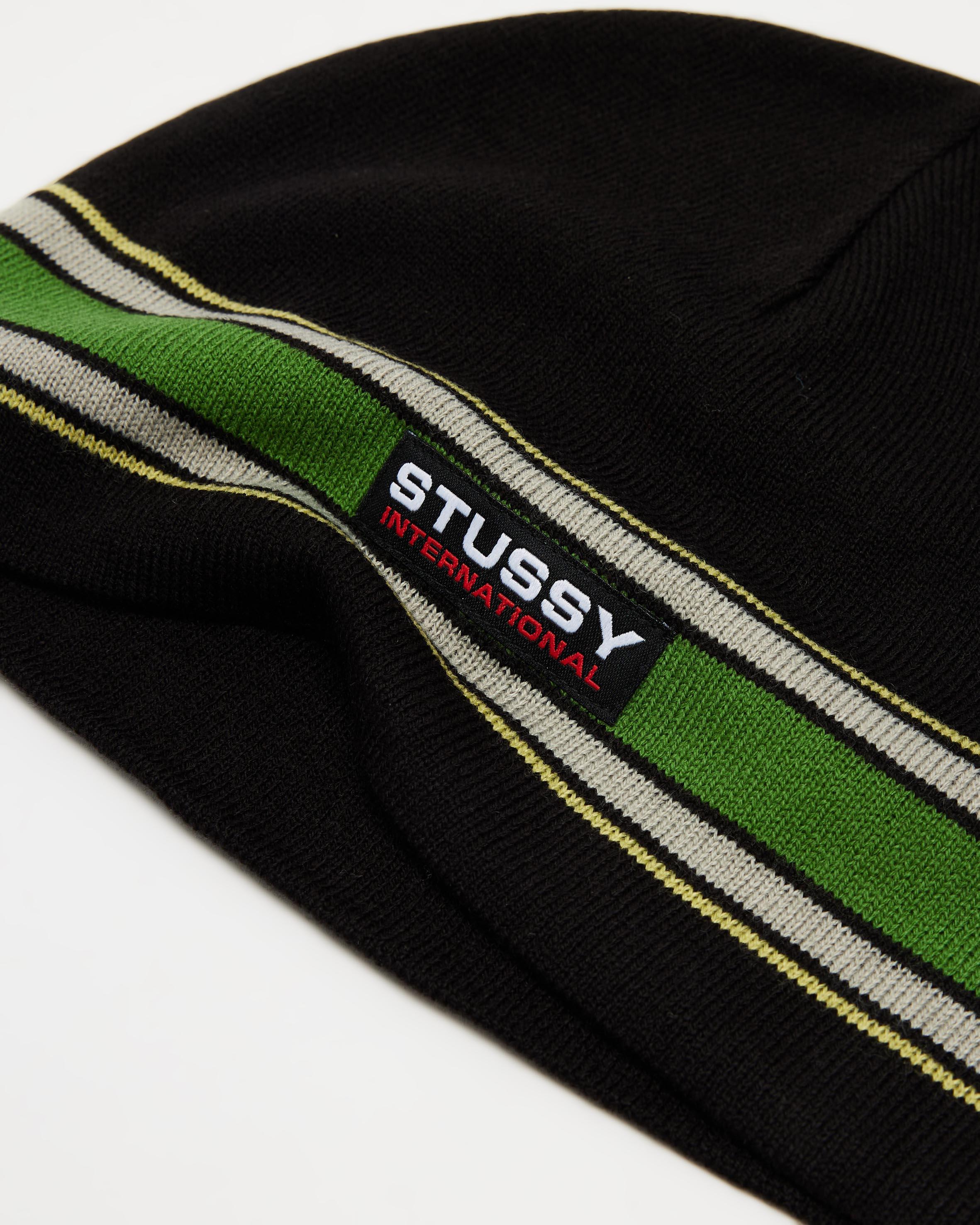 Stussy Striped Int. Skull Cap in Black for Men | Lyst Australia