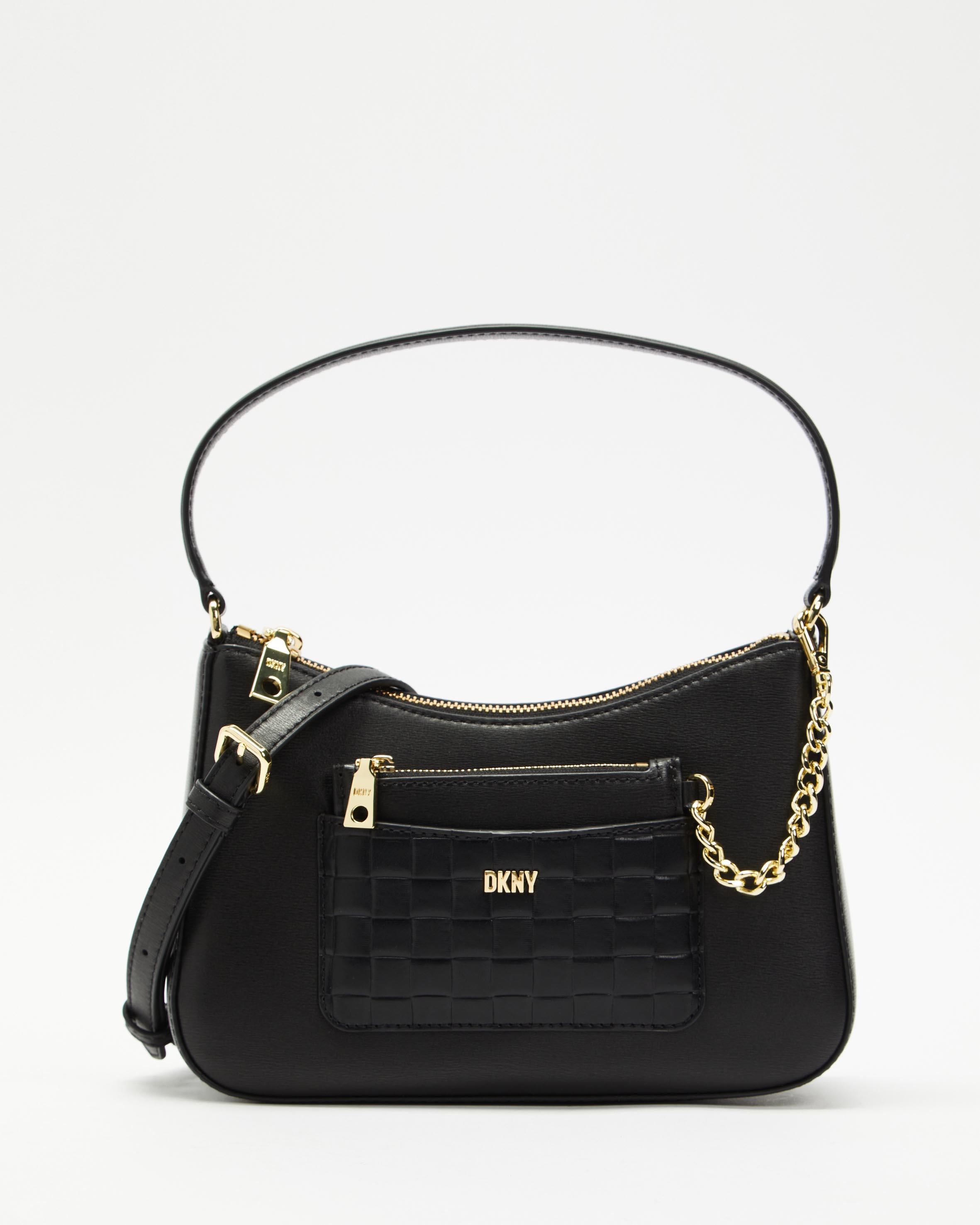 DKNY Simona Demi Crossbody Bag in Black Lyst Australia