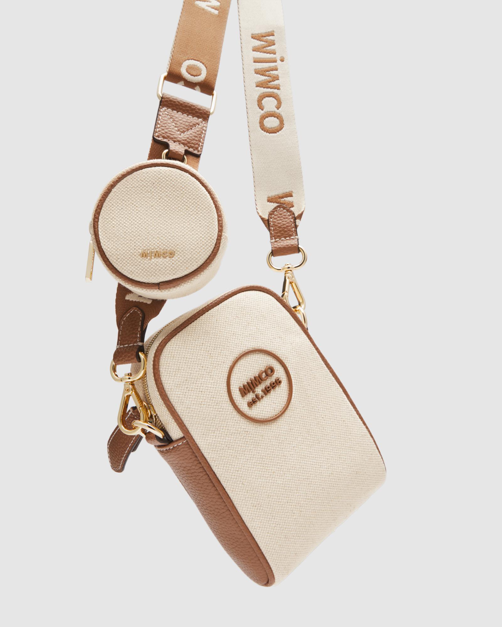 Mimco Cotton Est. 96 Tech Cross Body Bag in Natural Lyst Australia