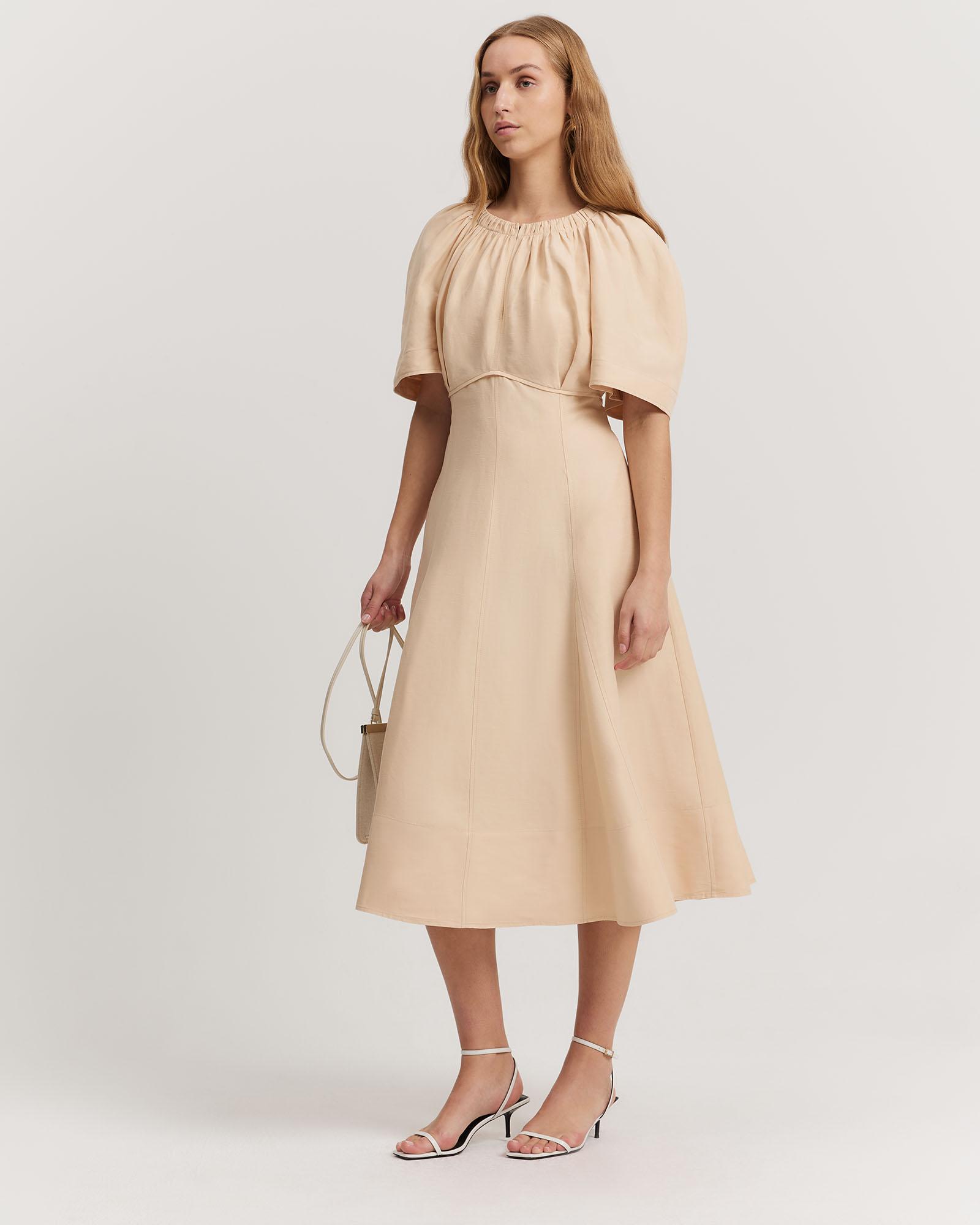 country road brown dress