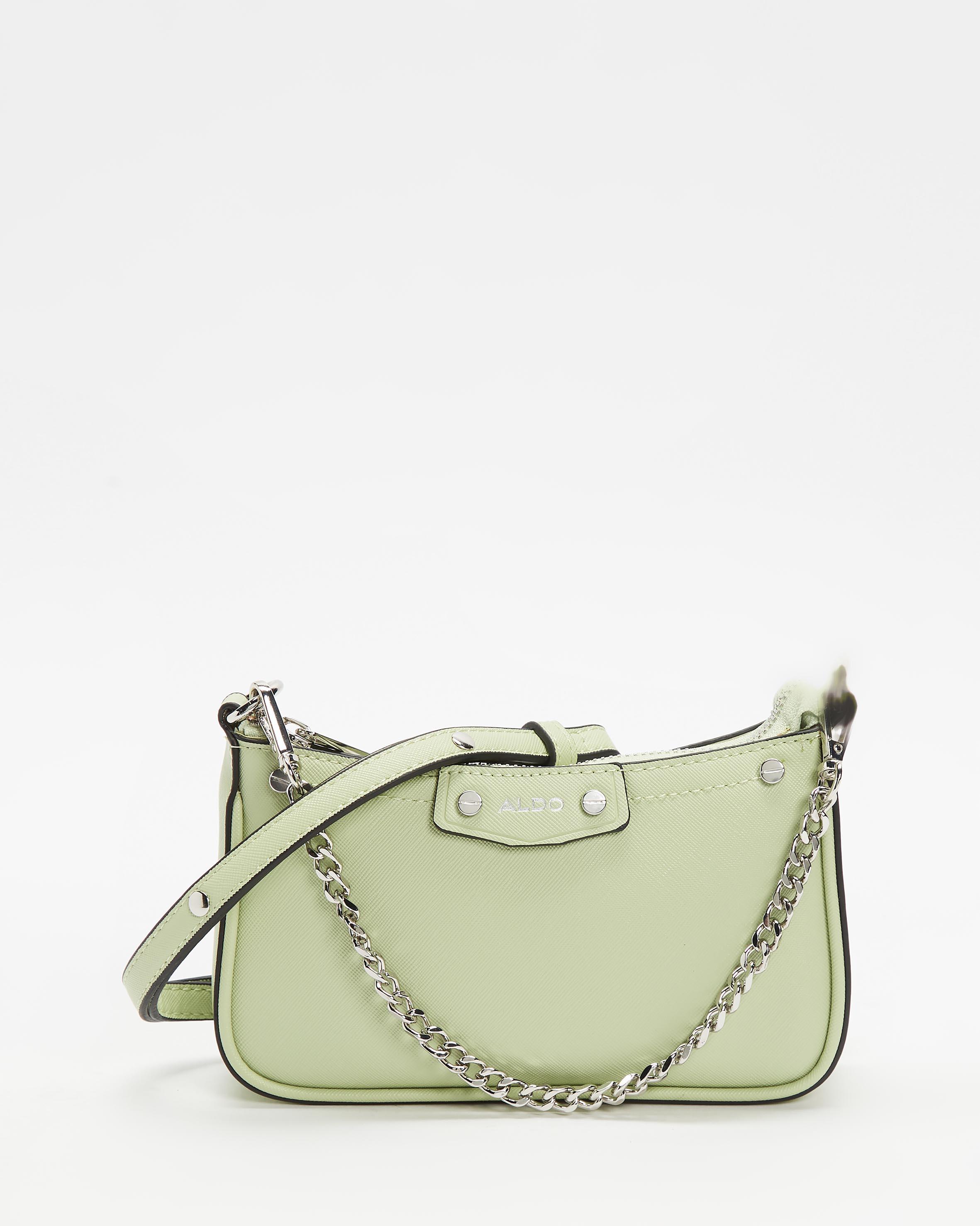 Green aldo purse sale