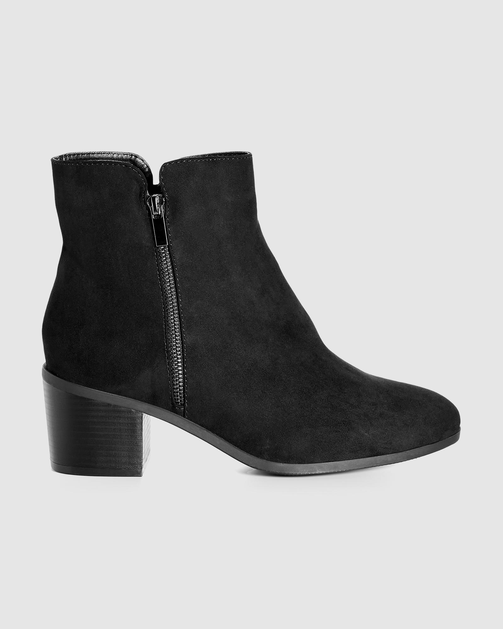 Evans wide fit ankle boots 2025