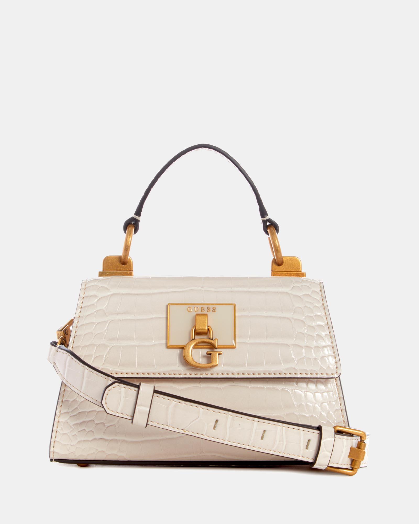 Guess Stephi Micro Mini Crossbody in Natural Lyst Australia