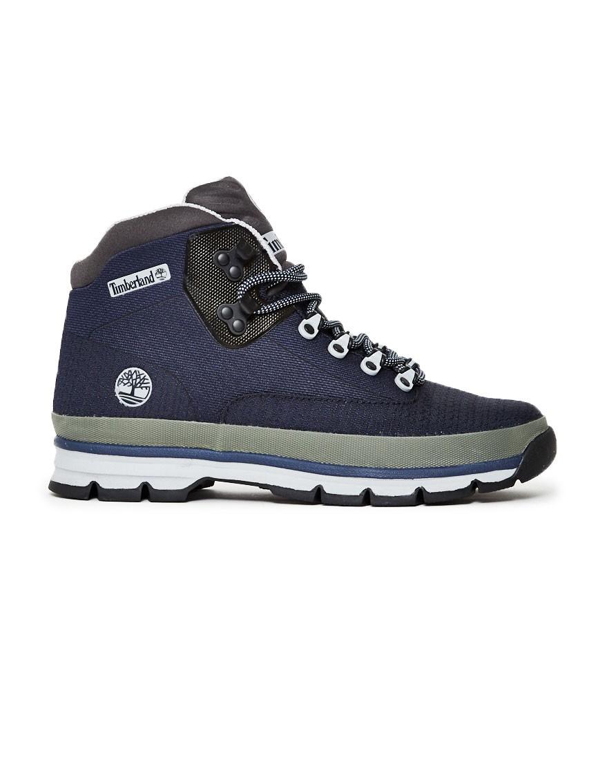 Timberland Euro Hiker Jacquard Boot Blue in Blue for Men - Lyst