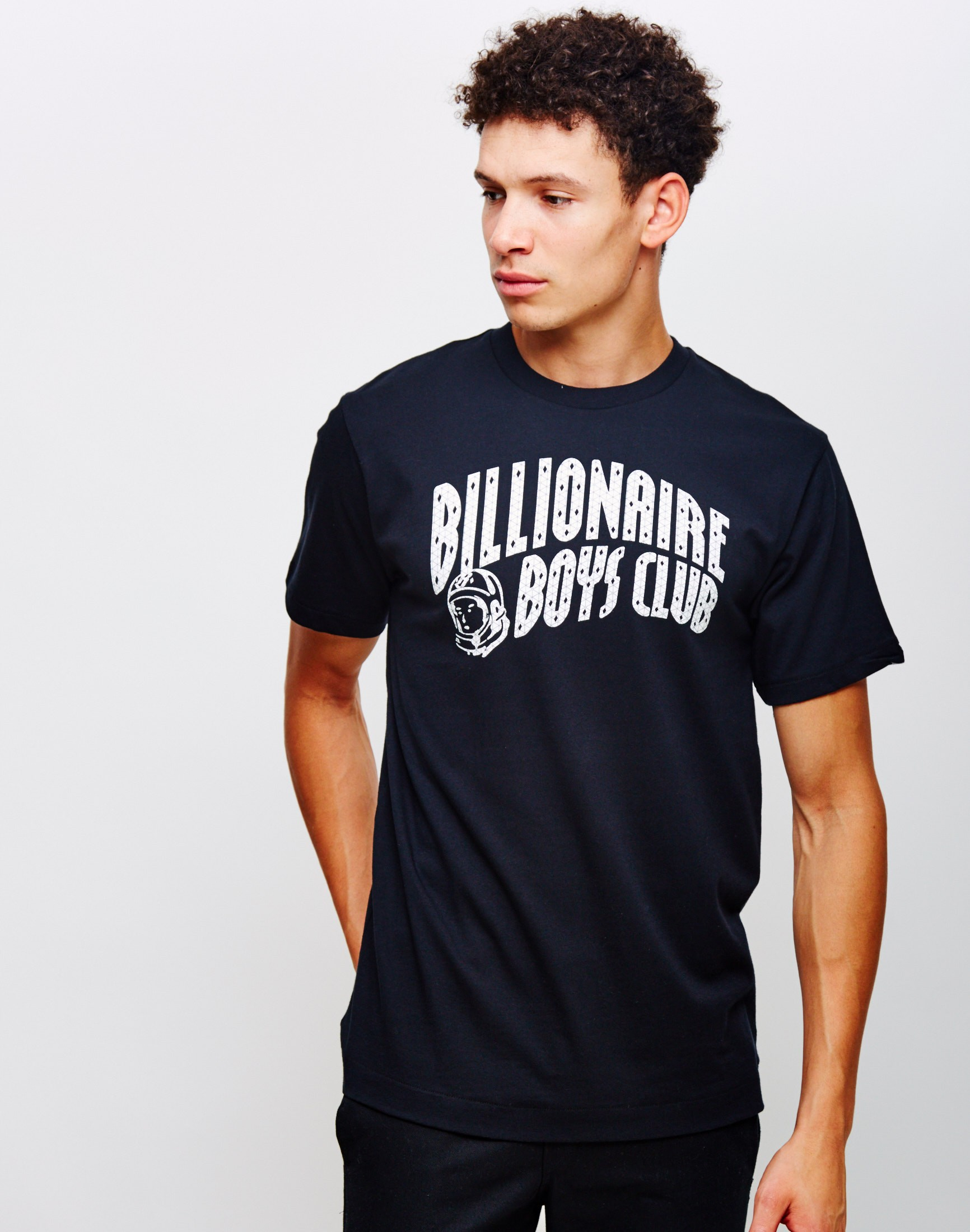 Billionaire boys club - ice cream Arch Logo Reflective Ski Grid T-shirt ...