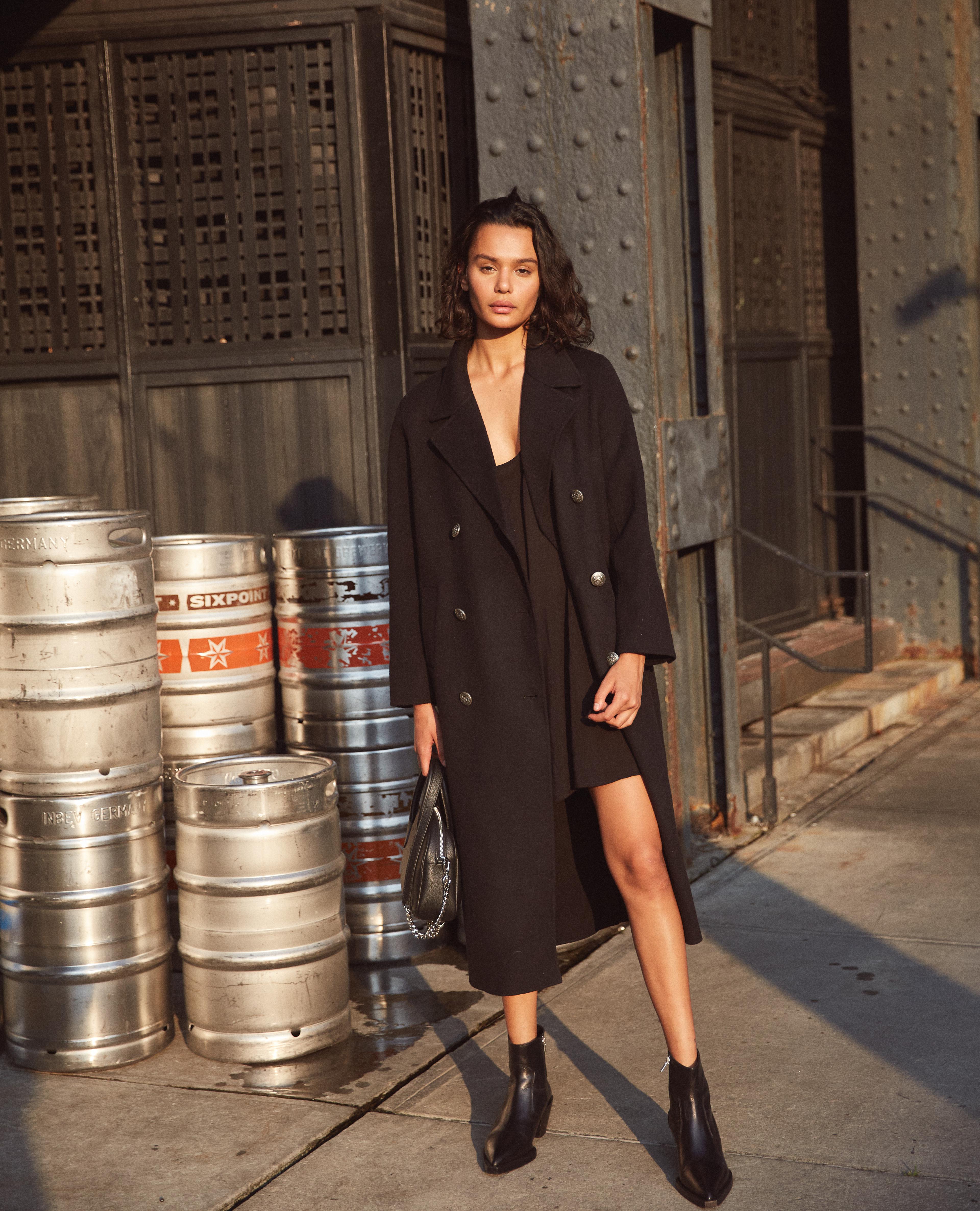 double sided wool coat