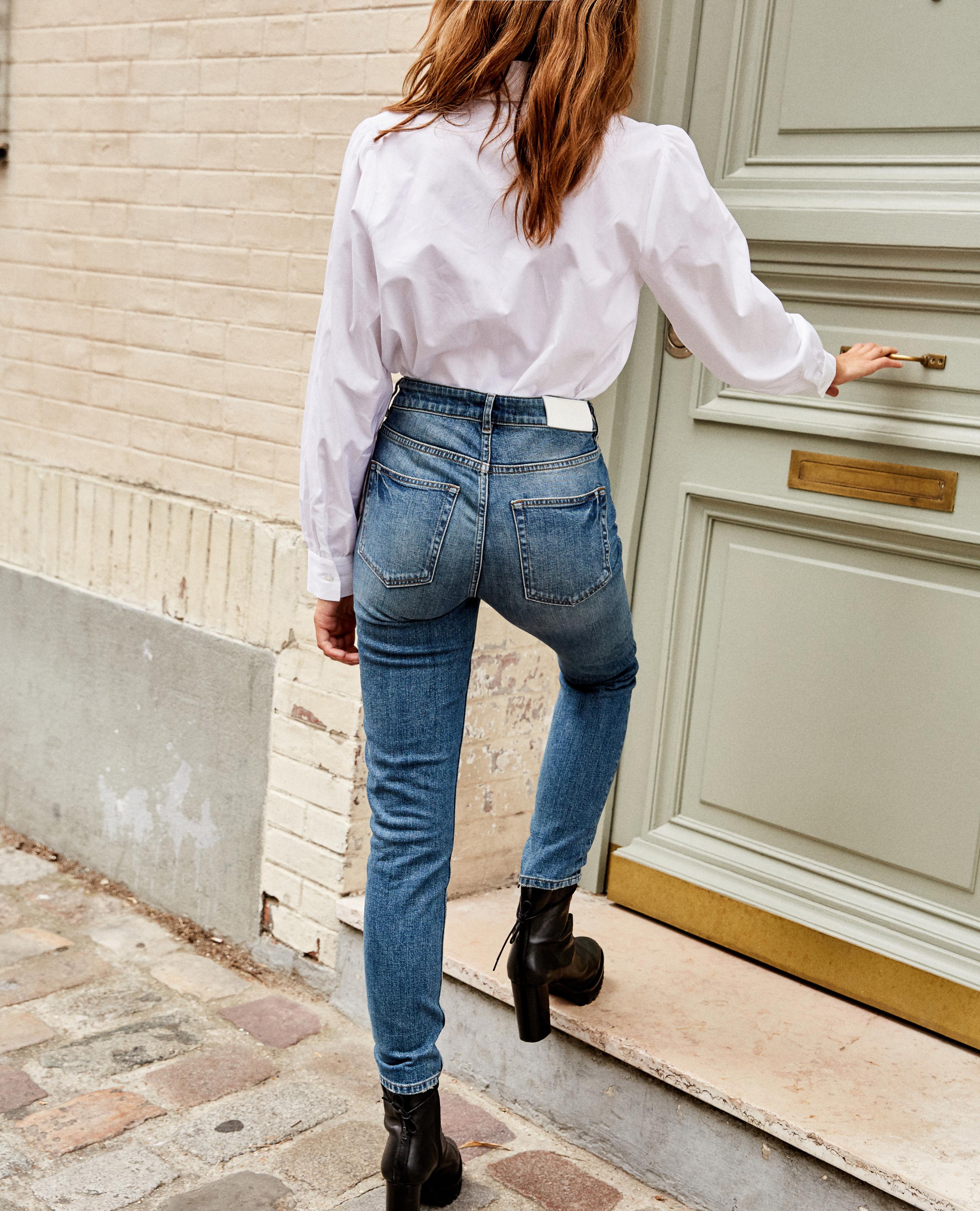The Kooples Denim Blue Jeans With Fold 