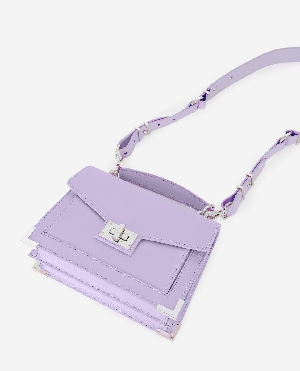 The Kooples Mini Emily Bag In Smooth Lilac Leather in Pink - Lyst