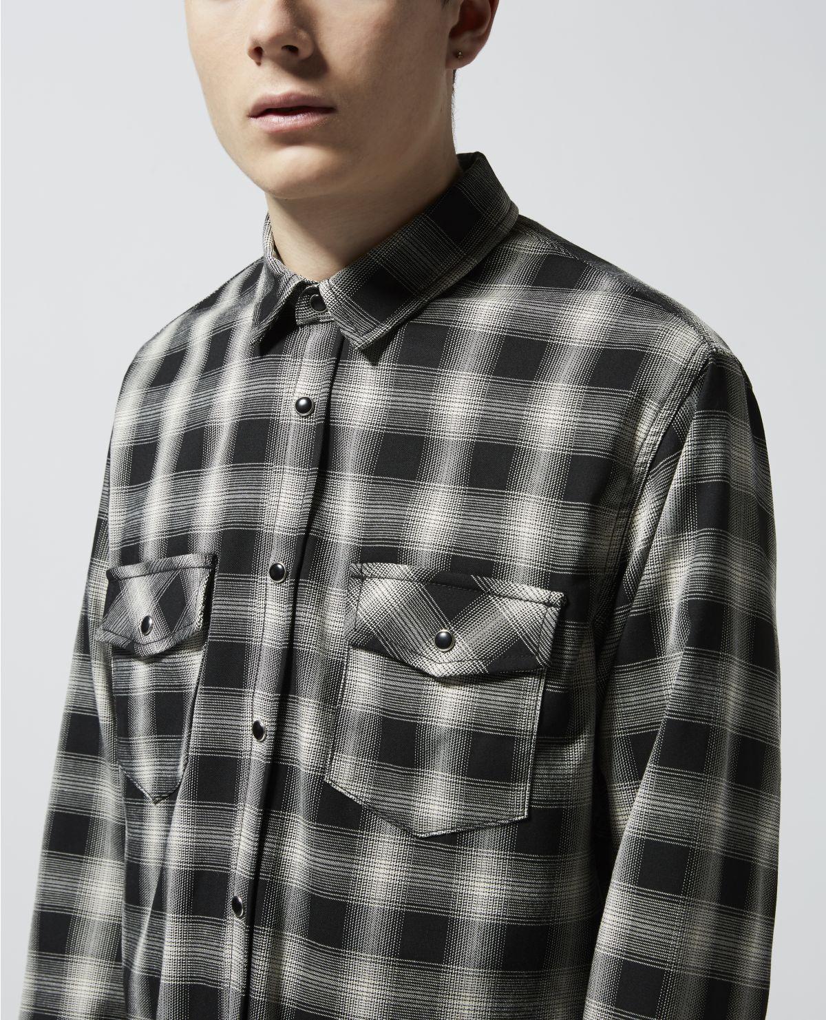 black check shirt matching pant