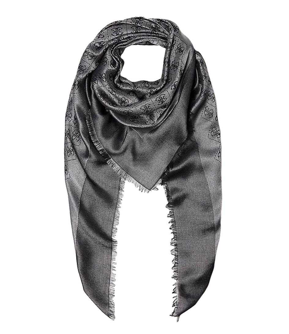 Guess Synthetic Kefiah Scarf in Black - Lyst