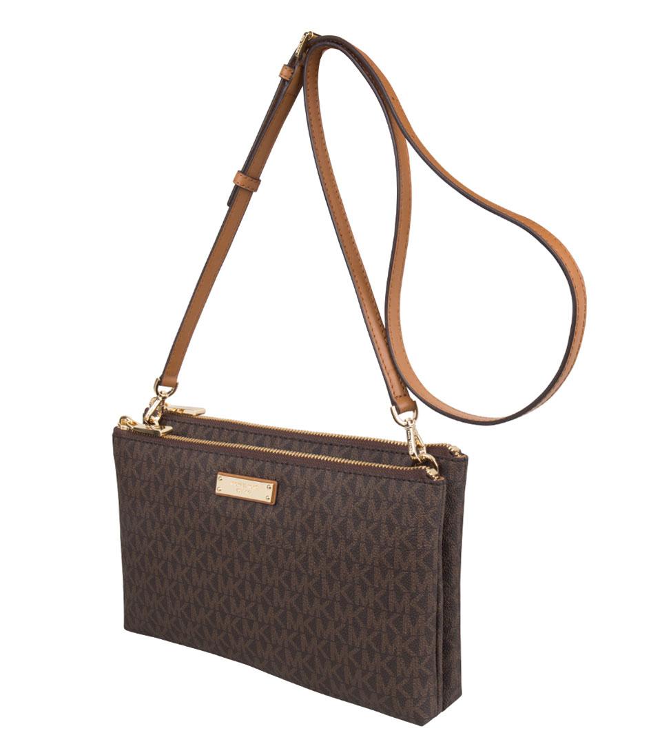 mk double zip crossbody