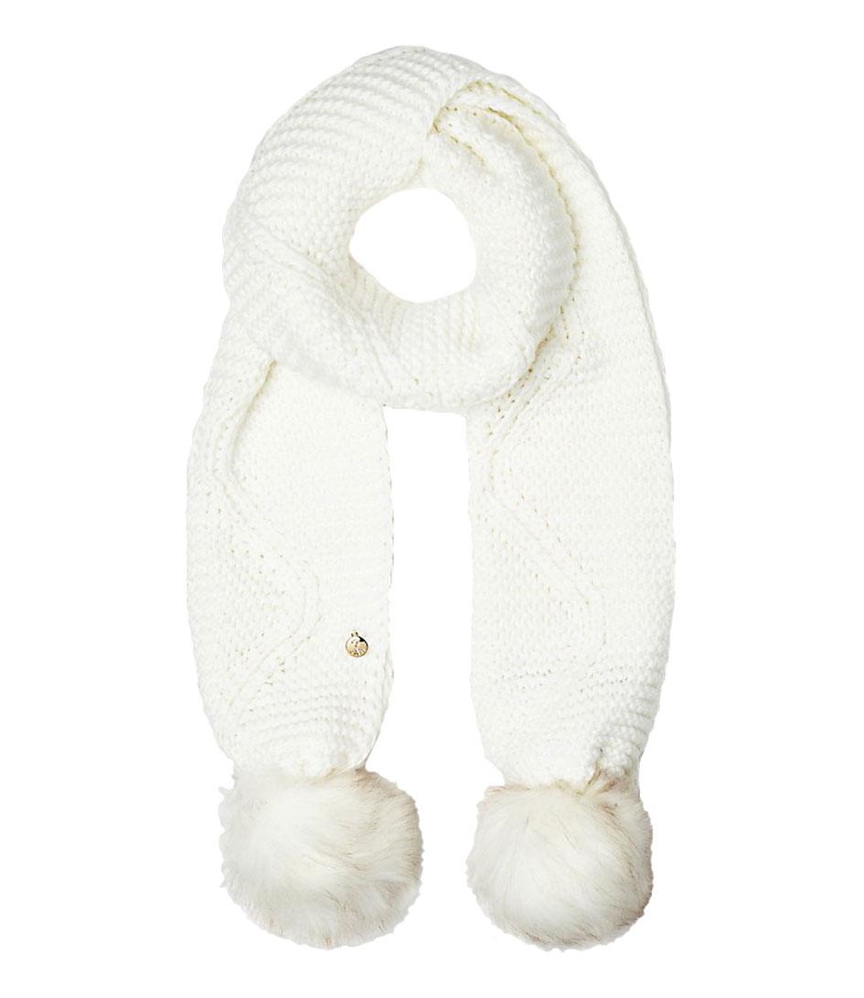Guess Synthetic Scarf in White - Lyst