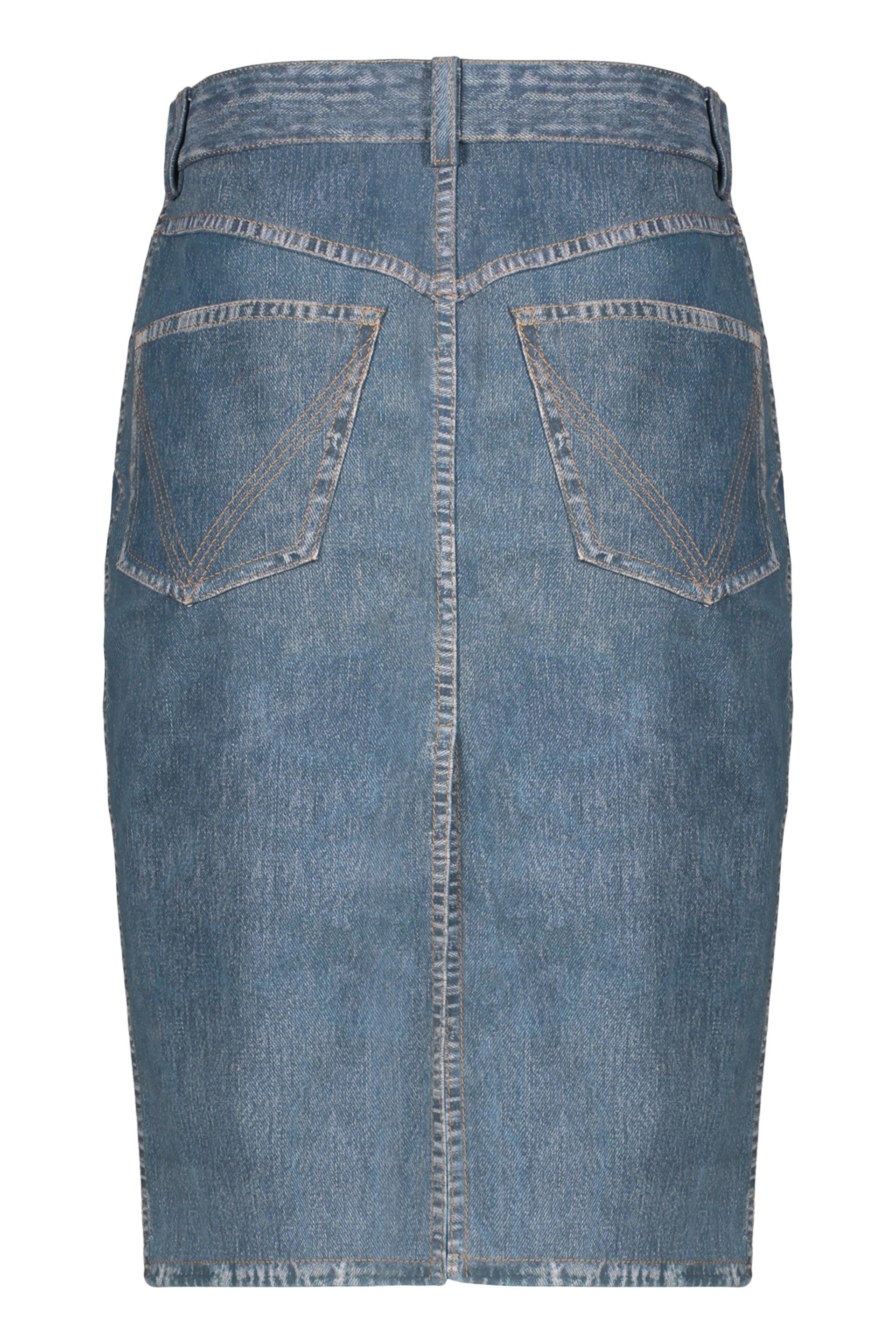 スカート BOTTEGA VENETA Dark Blue Cashmere Blend Skirt Bottega Veneta Dark blue cashmere blend skirt