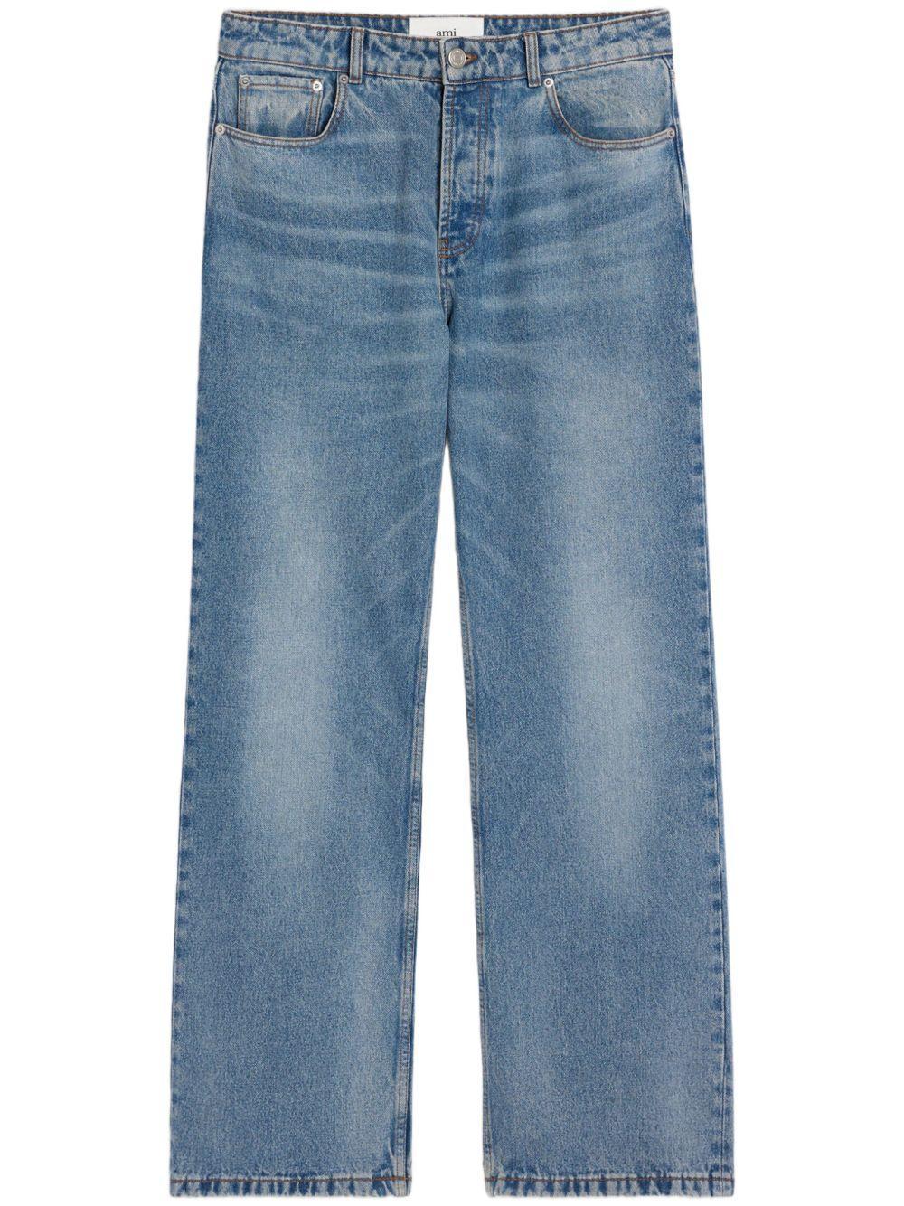 デニム・ジーパン AMI Women Denim Pants FTR031 DE0039136 White AMI Women Denim Pants FTR031 DE0039136 White (AMI PARIS