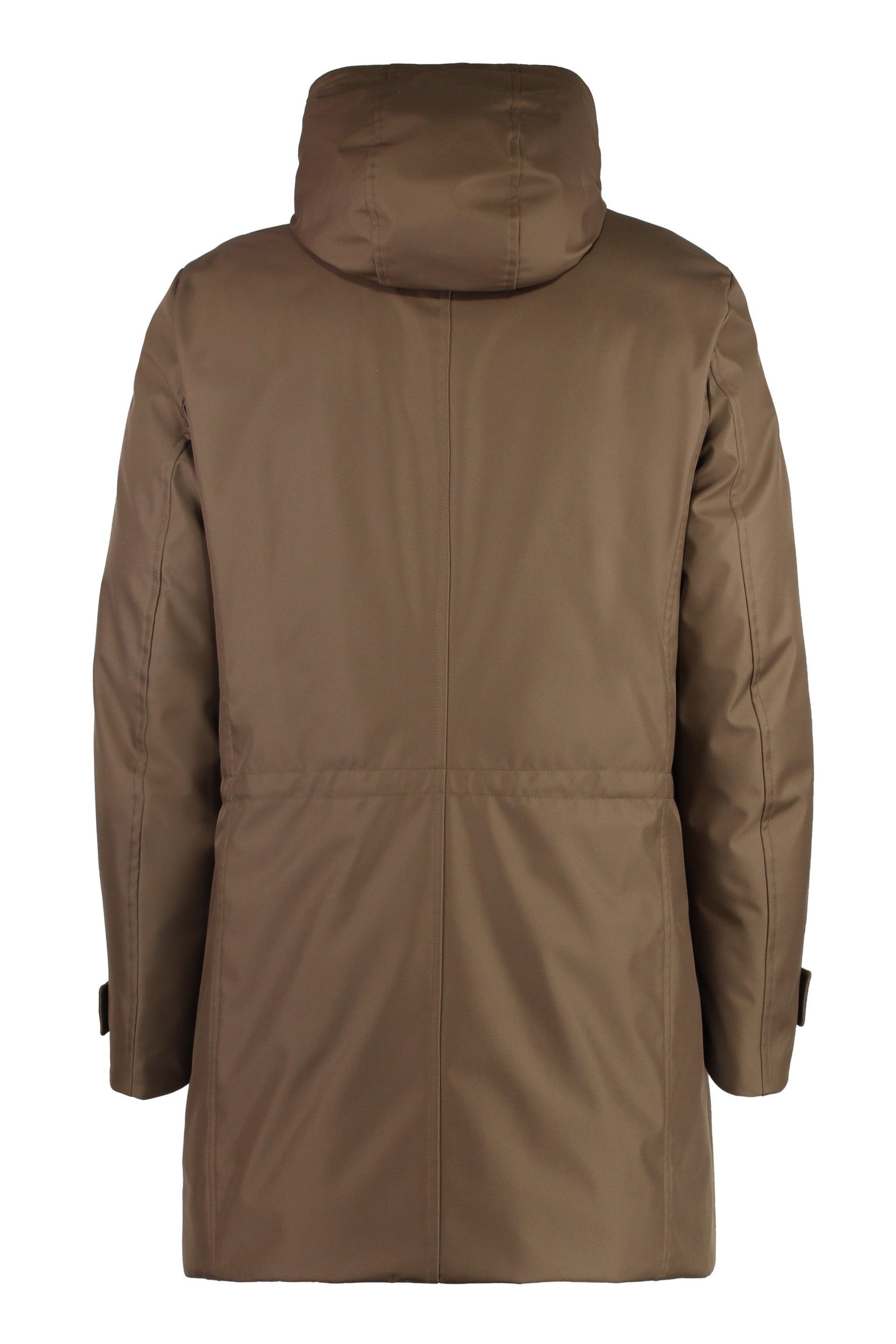 ダウンジャケット・コート MOORER FW25 Moorer Coats Brown (MODGI300009 CWRV0942) ムーレー アウター ダウンジャケット コート ペガソ ショート丈