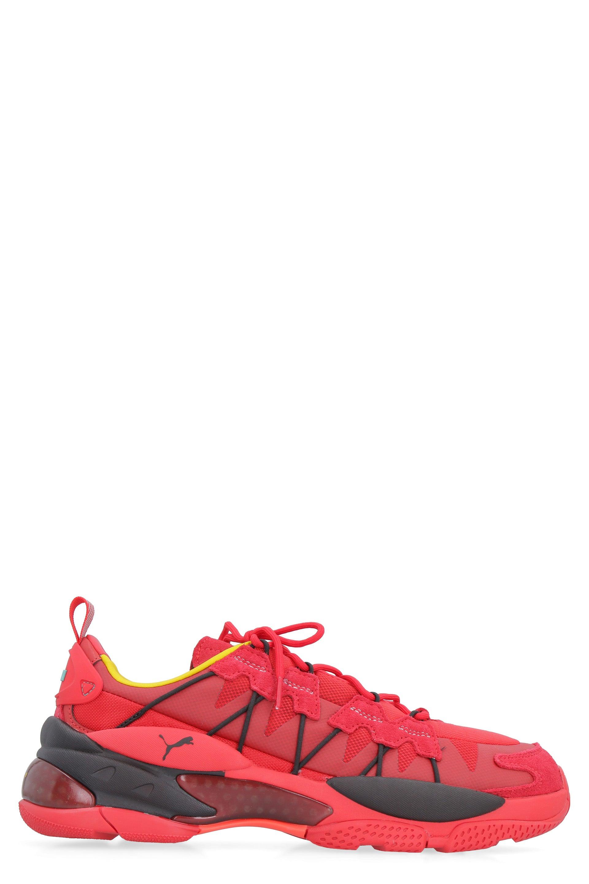 PUMA Leather Lqdcell Omega Manga Cult Sneakers in Red for Men | Lyst