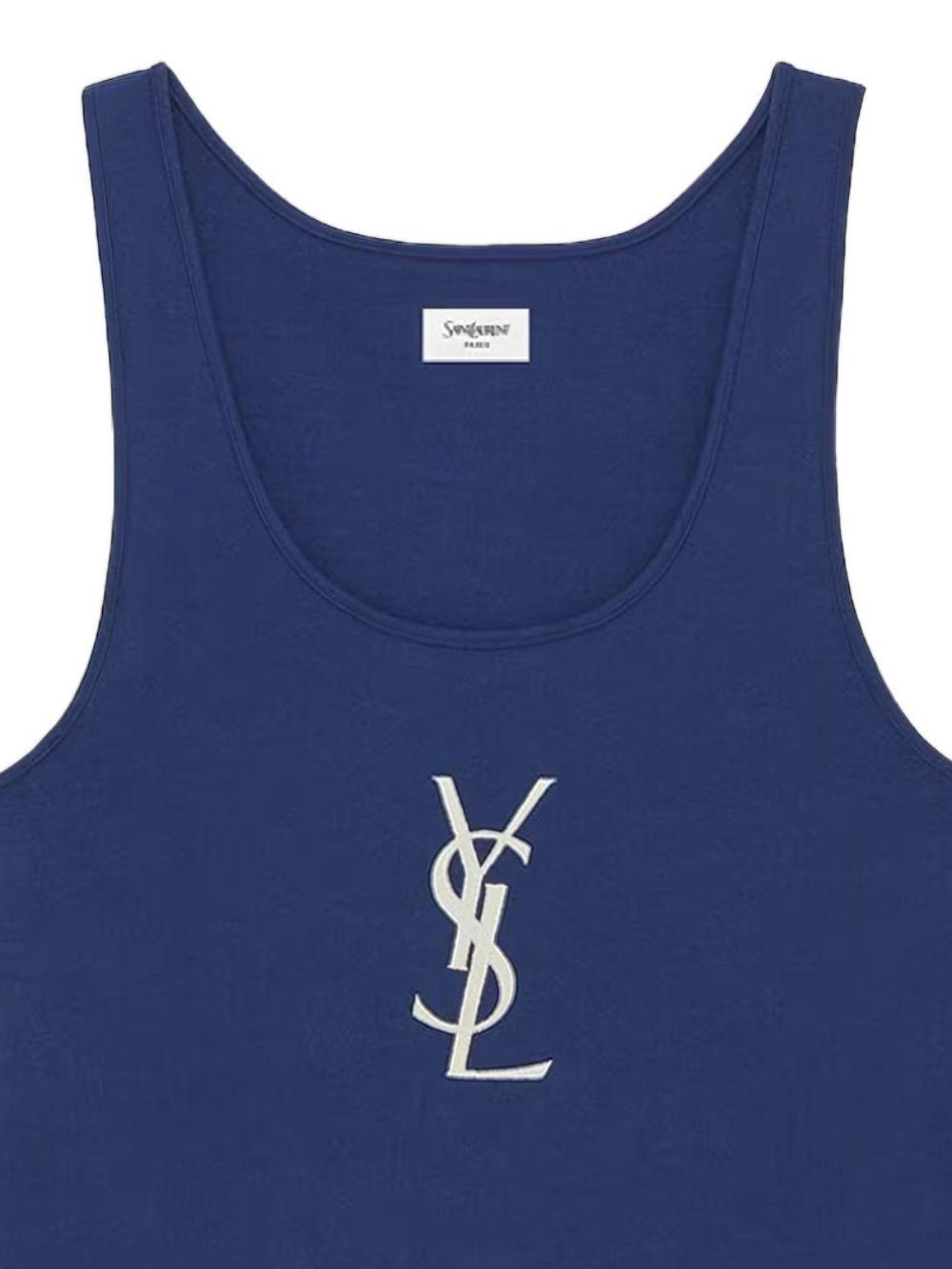 Women's Saint Laurent Sleeveless and tank tops | Lyst