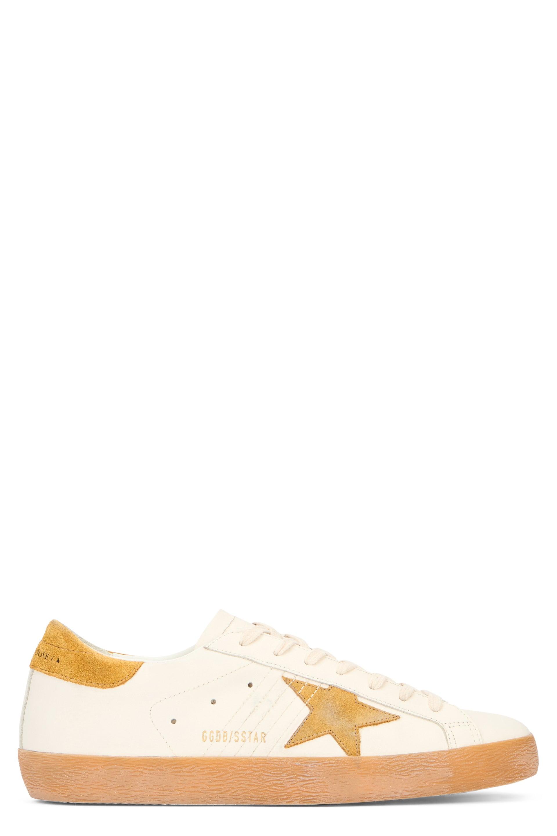 スニーカー Golden  Distressed Low-Top Sneakers With Star Detail GOLDEN GOOSE Superstar distressed leather sneakers | NET-A