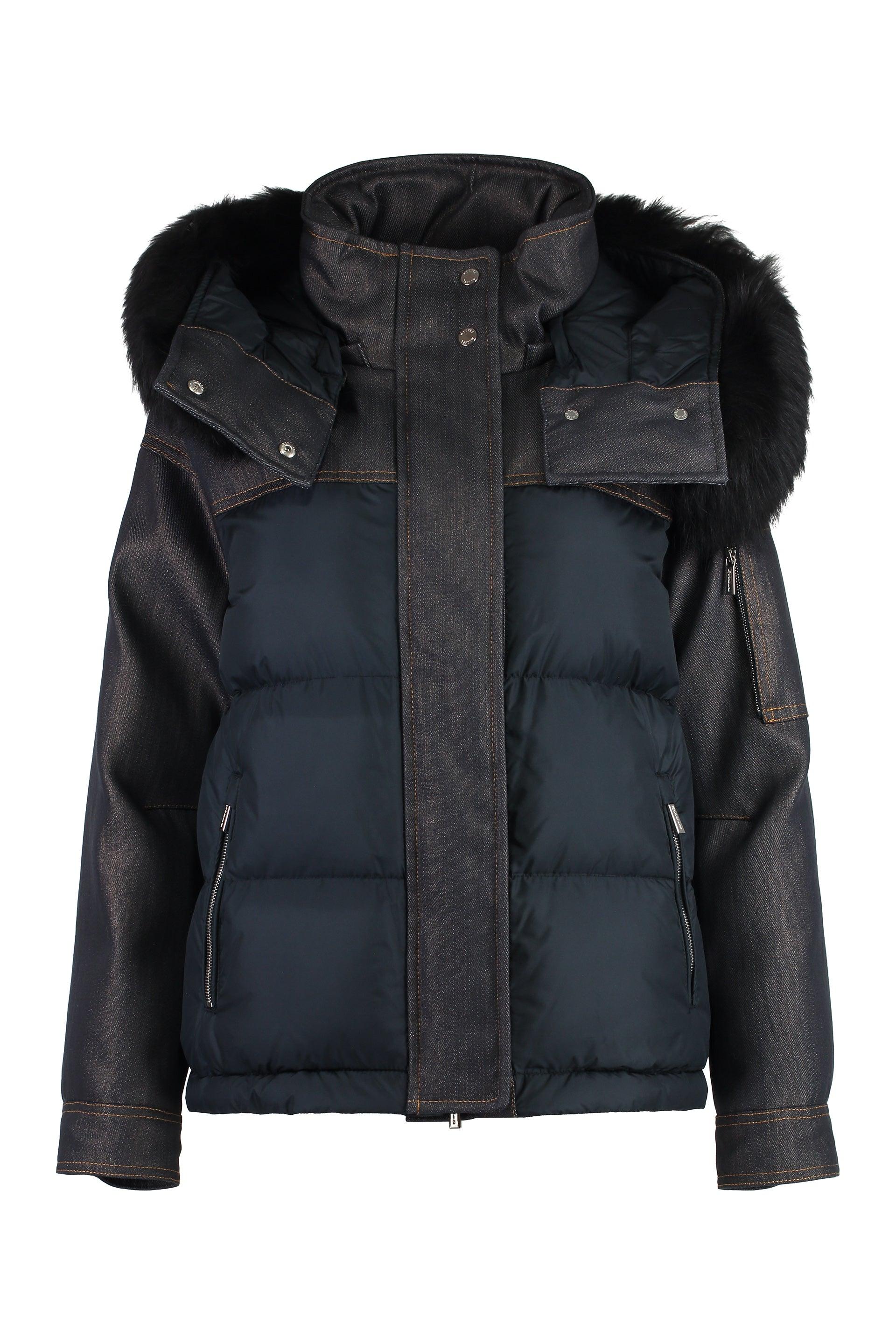 Parka Nordstrom Rubbish Avec Bordure Fausse Fourrure - Taille XS - Noir - Neuf Sans étiquettes