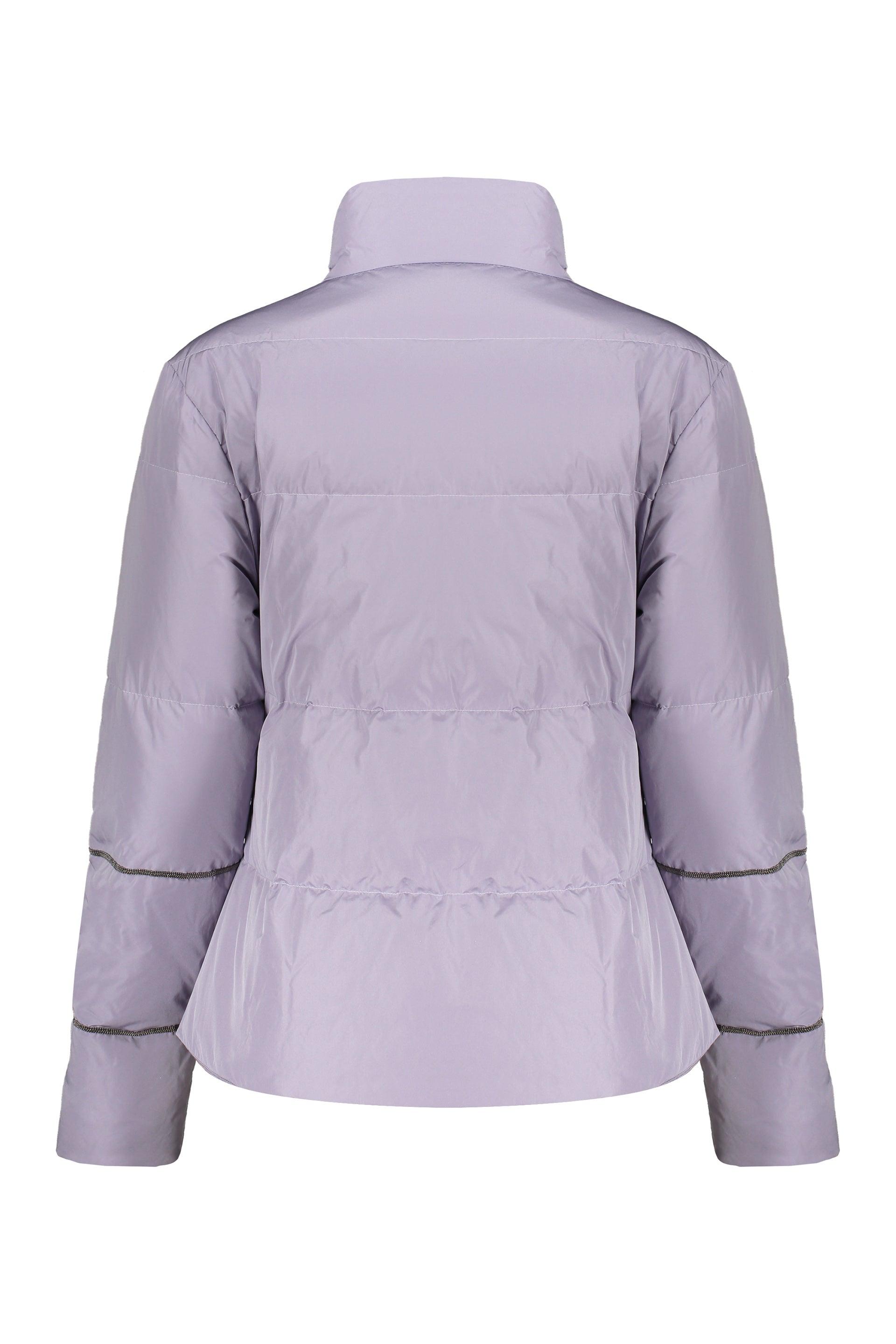 Fabiana Filippi Short Down Jacket in Purple | Lyst