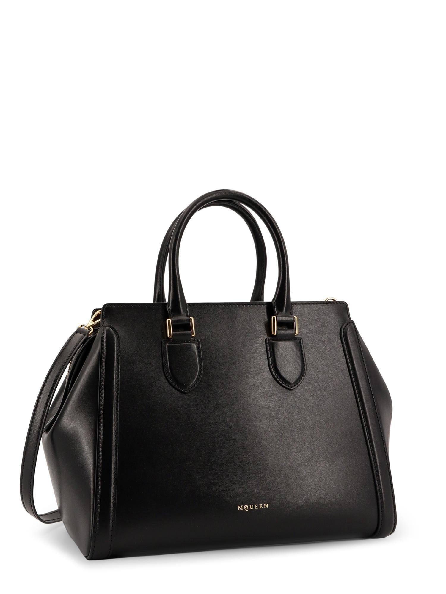 トートバッグ Alexander Mcqueen Two-Tone Leather And Tulle Nebula Shopping Alexander McQueen Two-tone Leather And Tulle Nebula Shopping