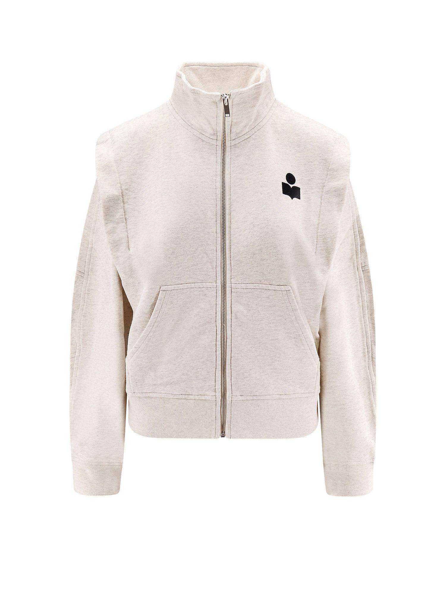 ジャケット ISABEL MARANT ETOILE MADILIA FLEECE ZIP Isabel Marant Étoile Malti Appliquéd Paneled Fleece Jacket