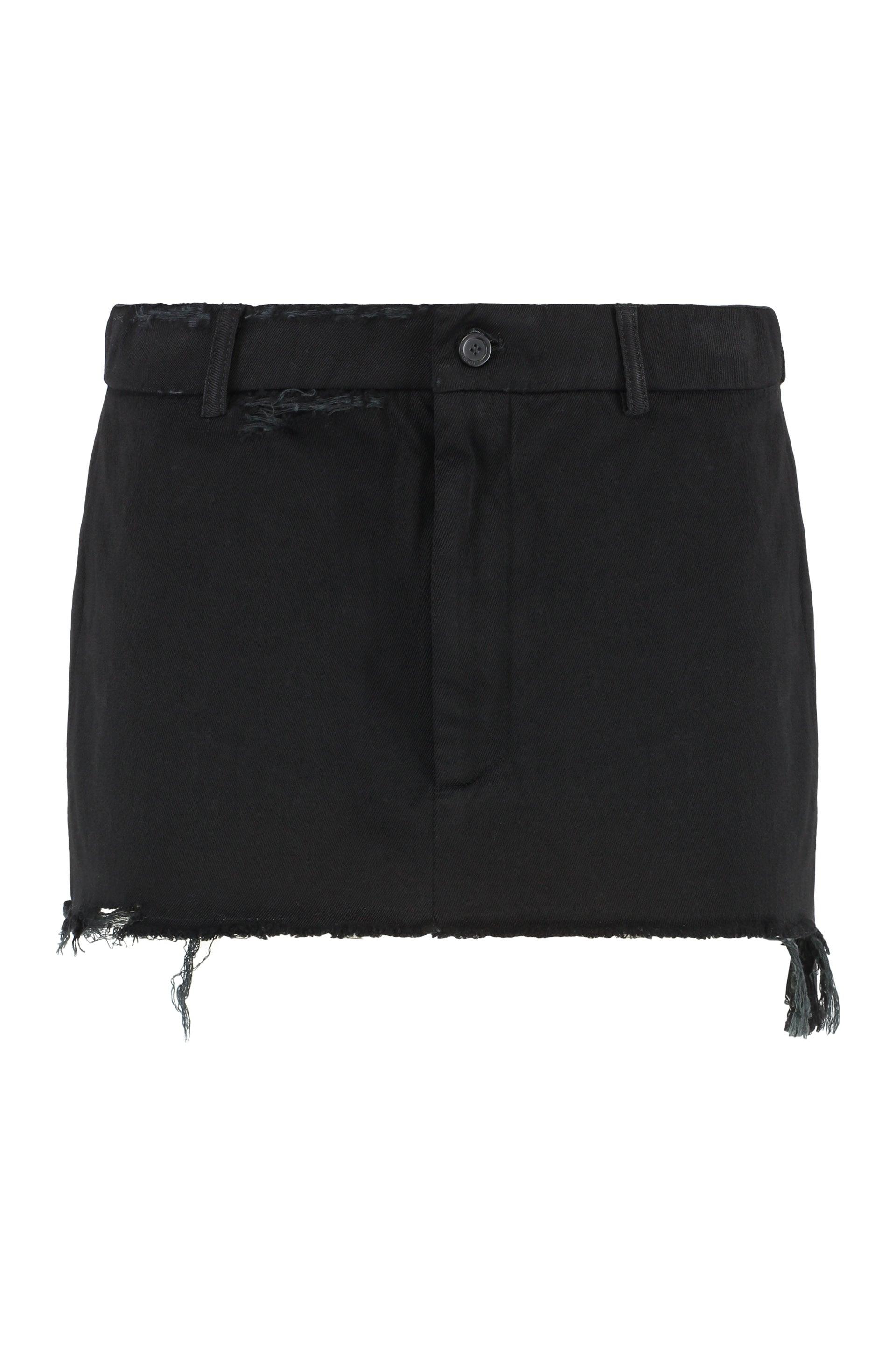ミニスカート BALENCIAGA BLACK WOOL MINI SKIRT Women's Tailored Mini Skirt in Black | Balenciaga US