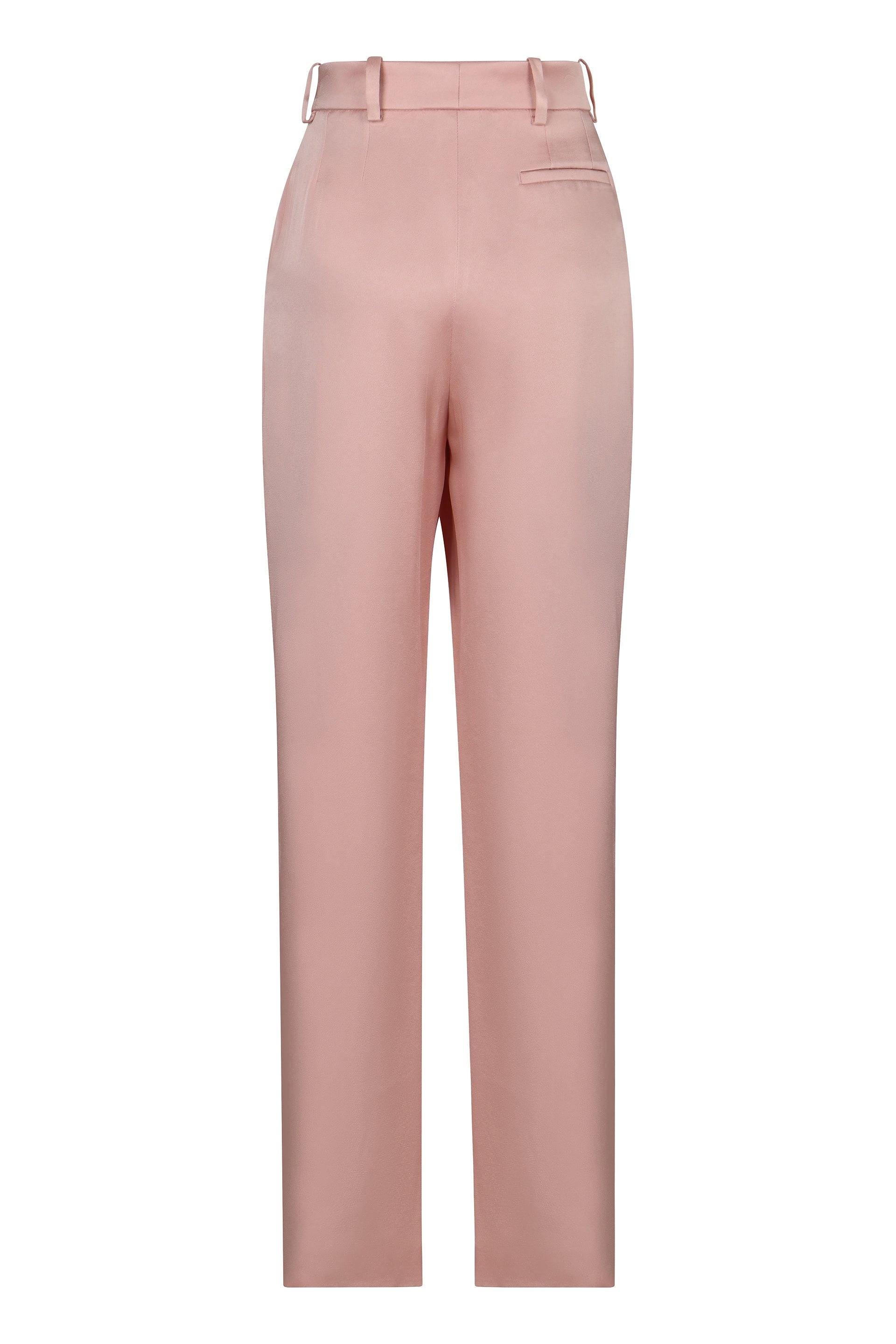 試着のみ　完売Otona satin pants(pink) 試着のみ 完売Otona satin pants(pink) Pink suit pants with