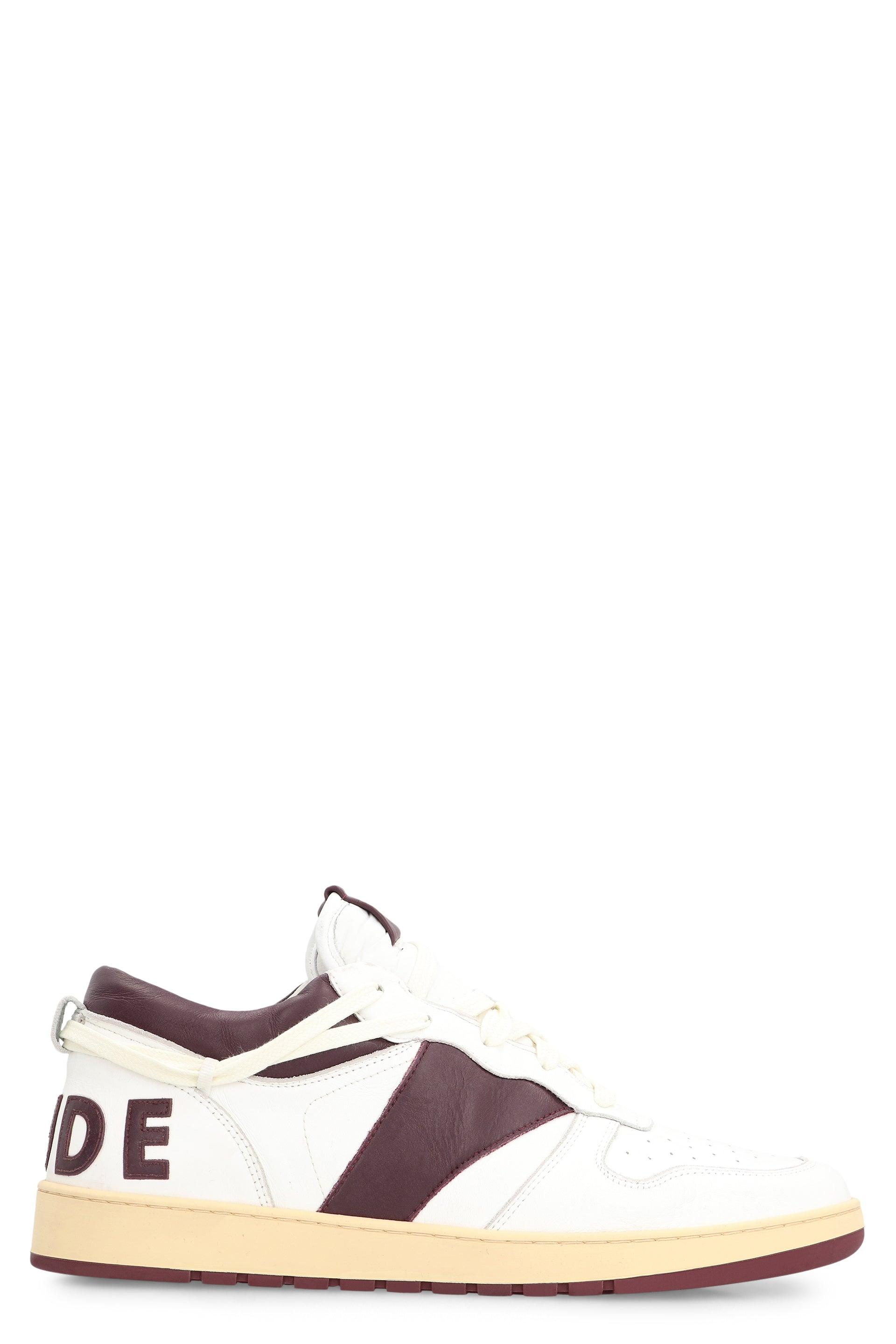スニーカー RHUDE Men Sneakers RHPF23FO084891280444 WHITE RHUDE Racing low-top Sneakers | White | FARFETCH