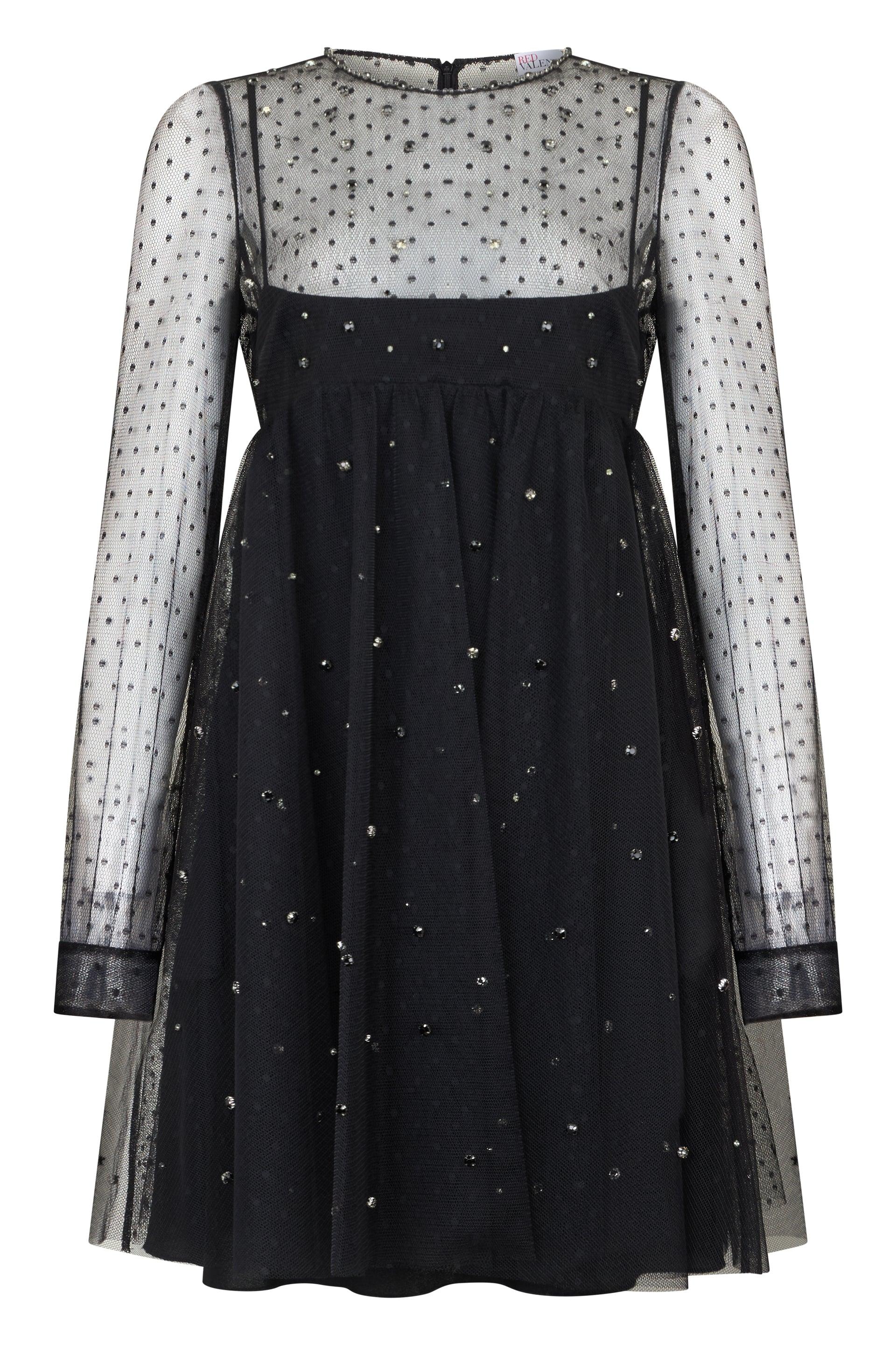 white christmas dresses Red Valentino Midi Dress, 40 / Blue main image 1