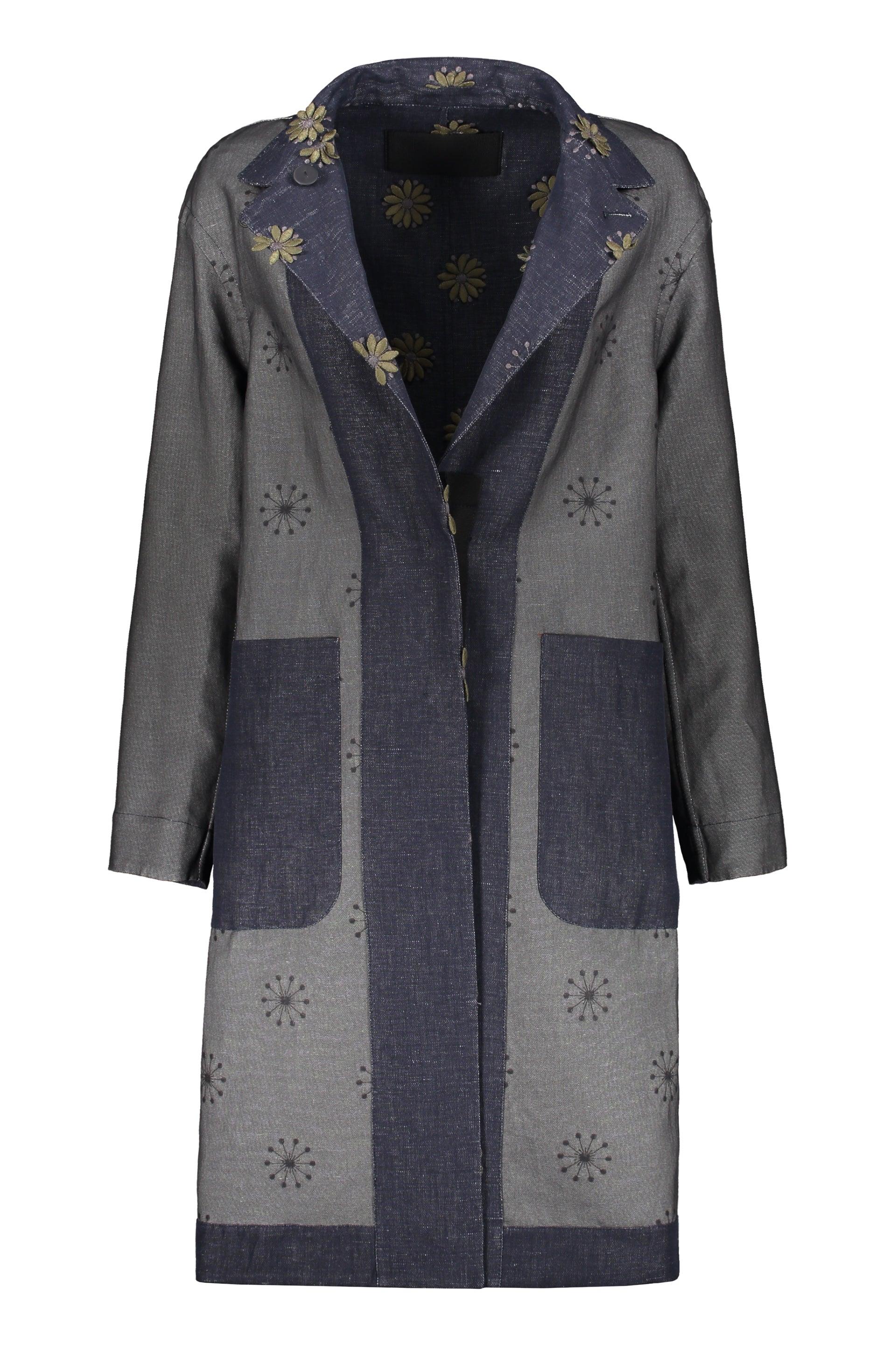 【送料&関税込】Moorer Linen-cotton Blend Blazer Moorer Linen-Cotton Blend Blazer in Blue | Lyst